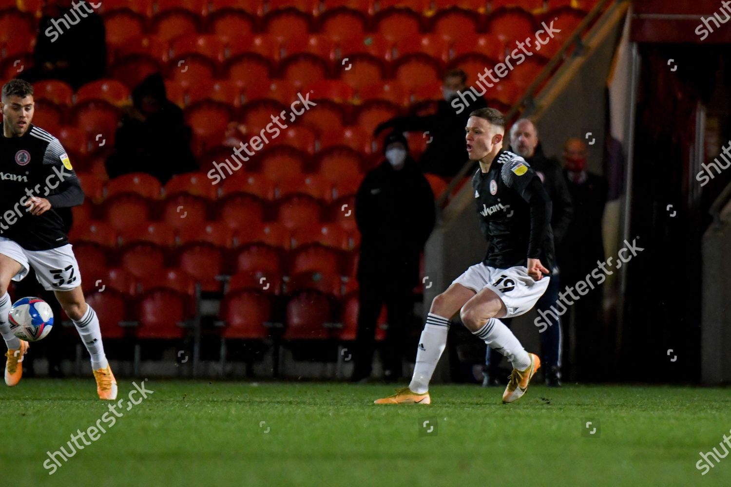 Accrington Stanley Forward Colby Bishop 19 Editorial Stock Photo ...