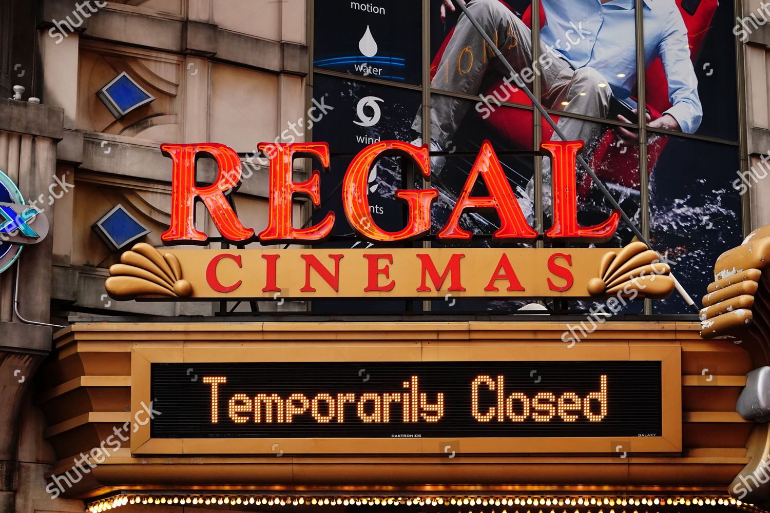 View Regal Cinemas Times Square New Editorial Stock Photo Stock Image