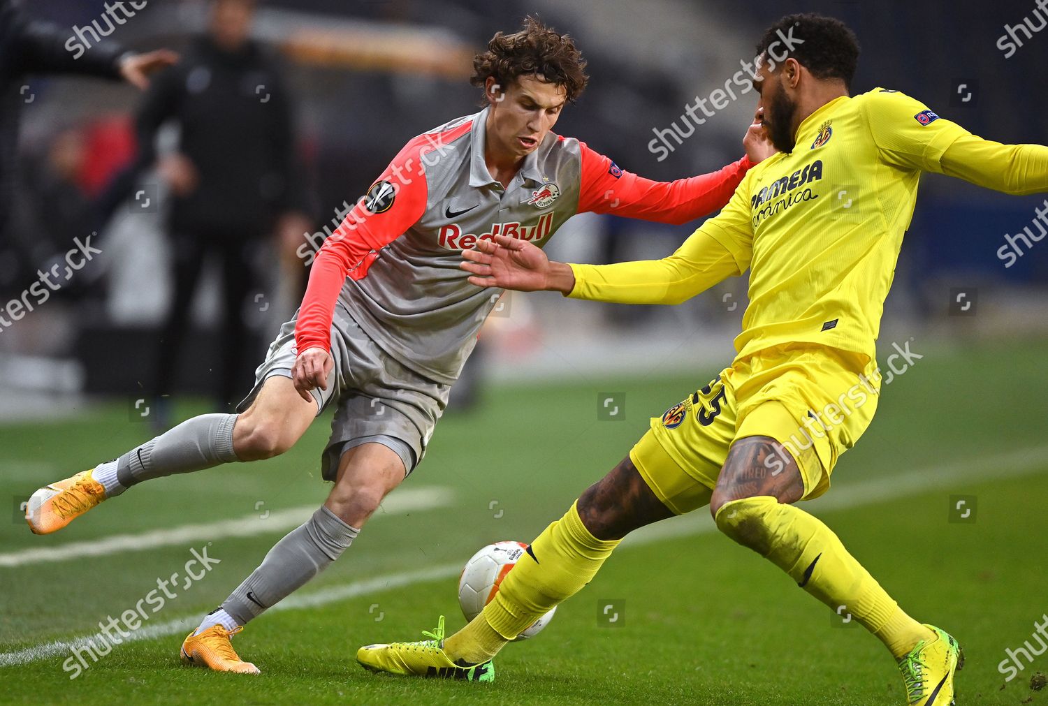 Brenden Aaronson L Salzburg Action Against Etienne Editorial Stock Photo Stock Image Shutterstock