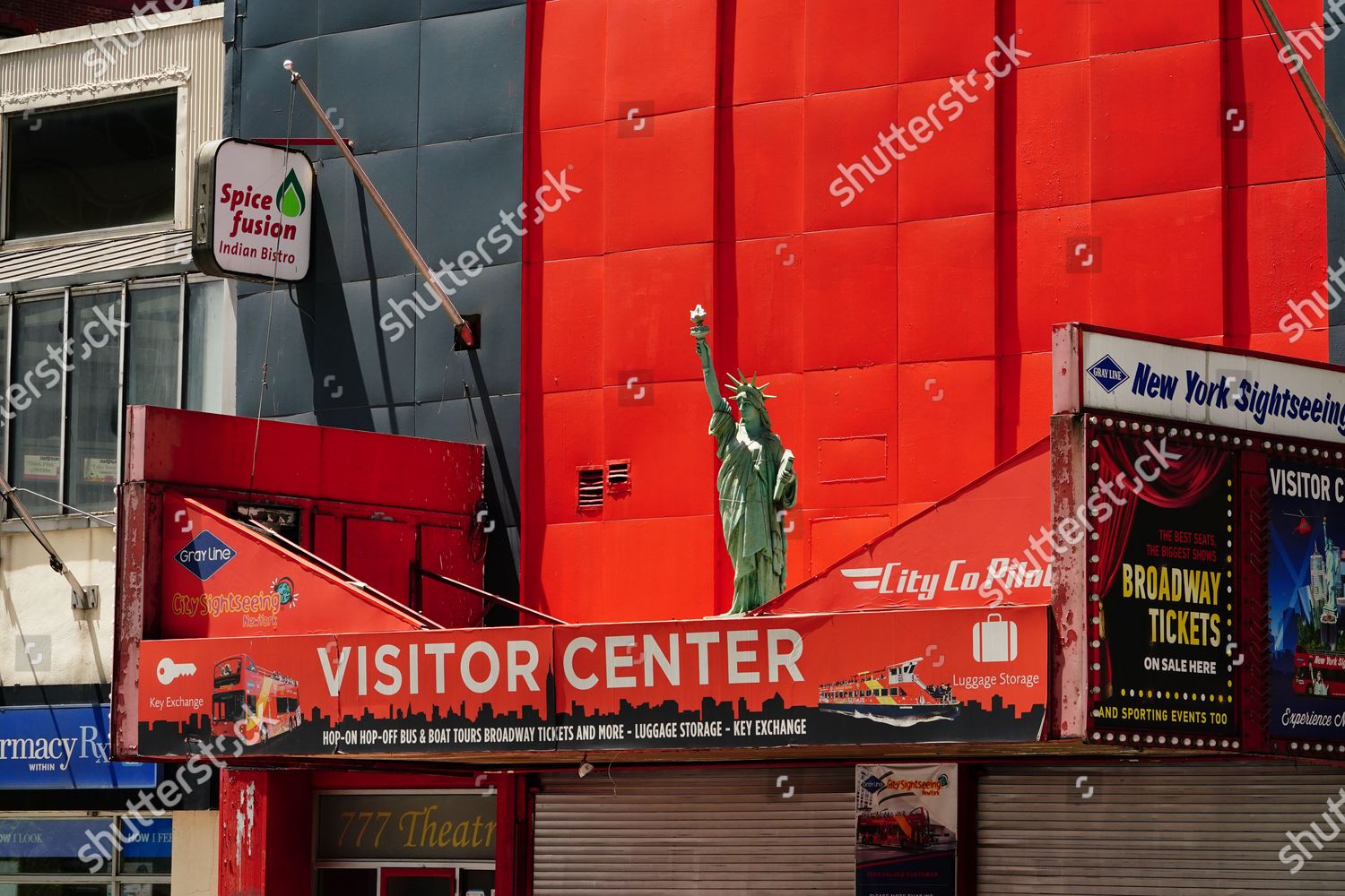 View Times Square Visitor Center During Editorial Stock Photo - Stock ...