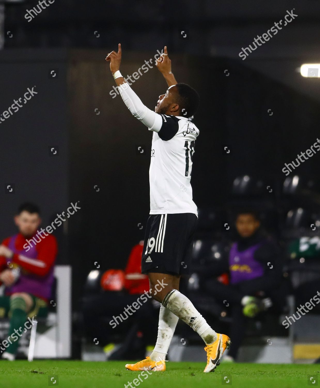 Ademola Lookman Fulham Celebrates Scoring Opening Editorial Stock Photo