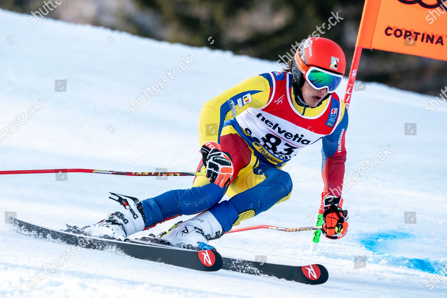 Alexandru Stefan Stefanescu Rou Competing Telepass Editorial Stock ...