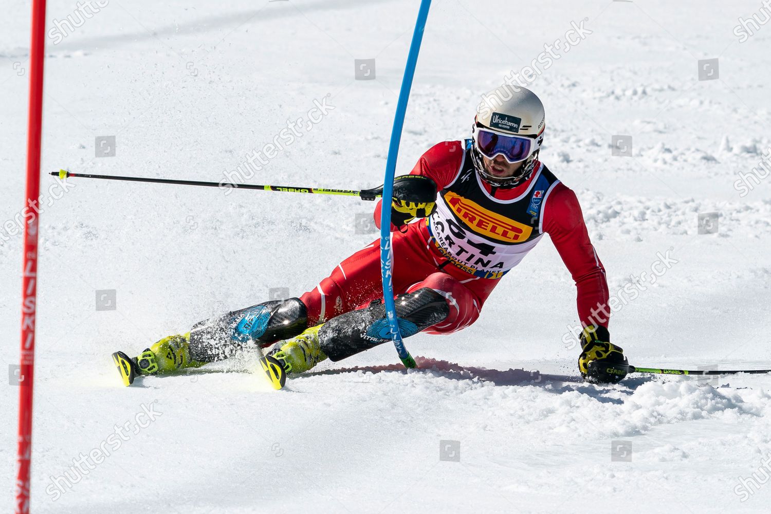 Casper Dyrbye Den Competing Telepass Fis Editorial Stock Photo - Stock ...