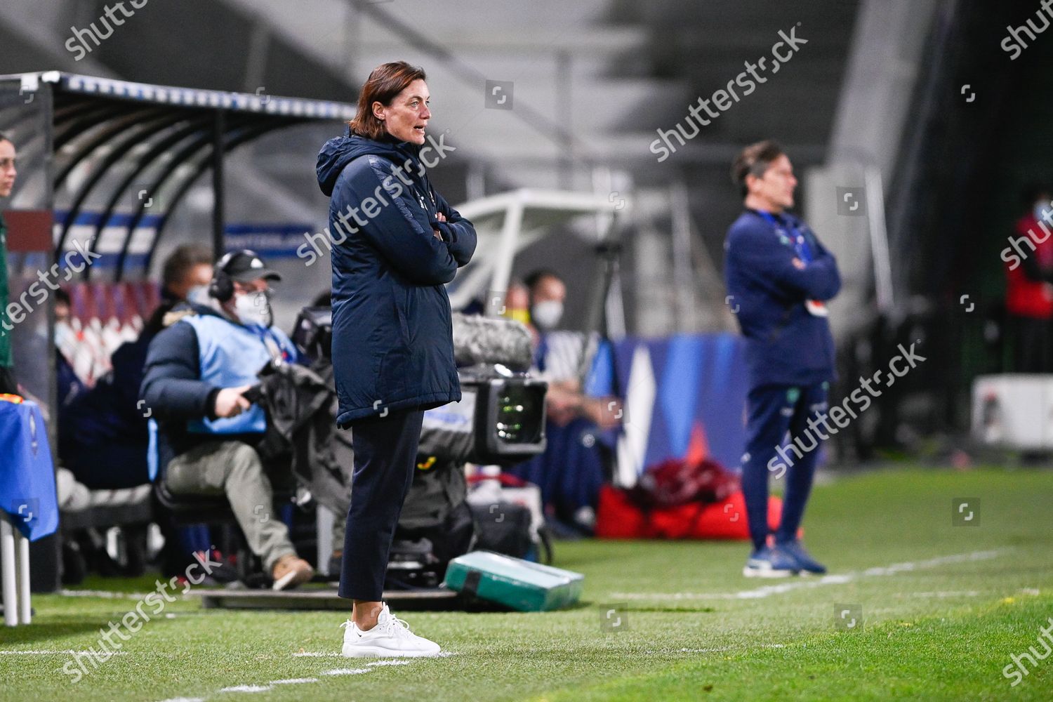 French Head Coach Corinne Diacre Pictured During Editorial Stock Photo Stock Image Shutterstock