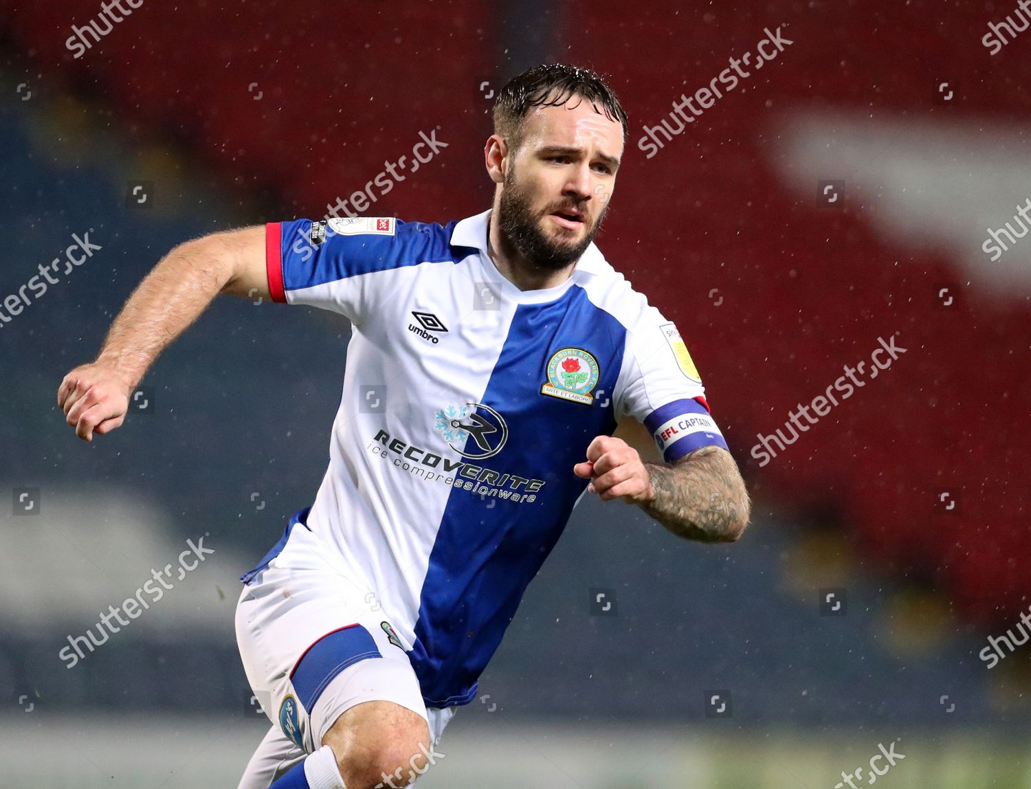 Adam Armstrong Blackburn Rovers Sprints After Editorial Stock Photo ...