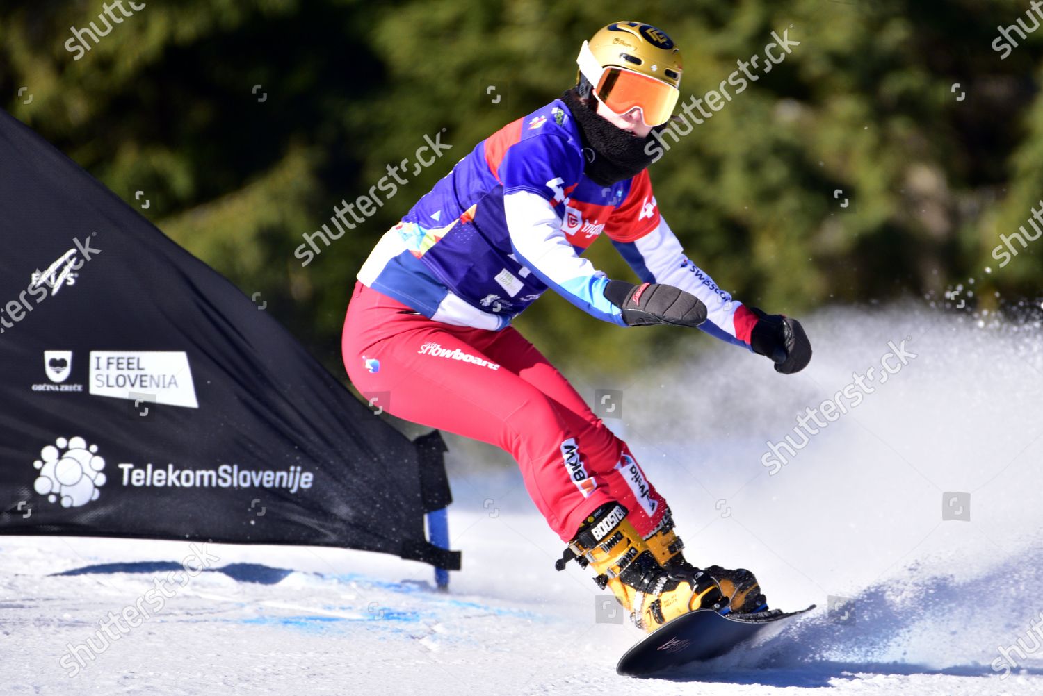 Larisa Gasser Switzerland Races Down Slope Editorial Stock Photo ...