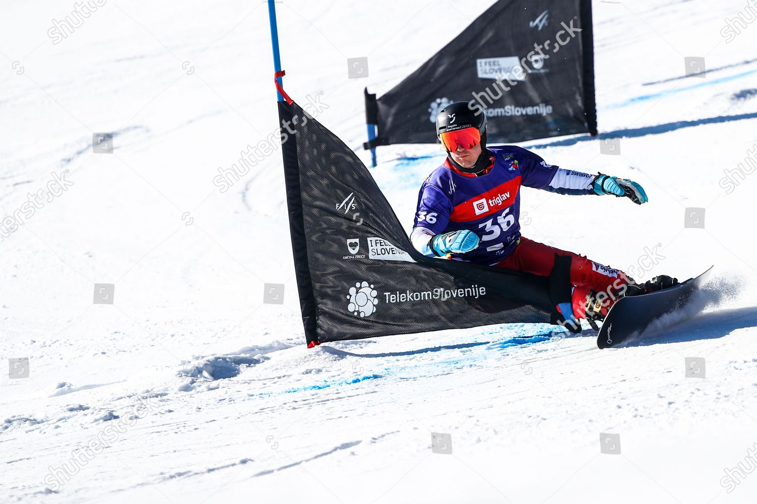 Galmarini Nevin Suise Competes Mens Parallel Editorial Stock Photo ...