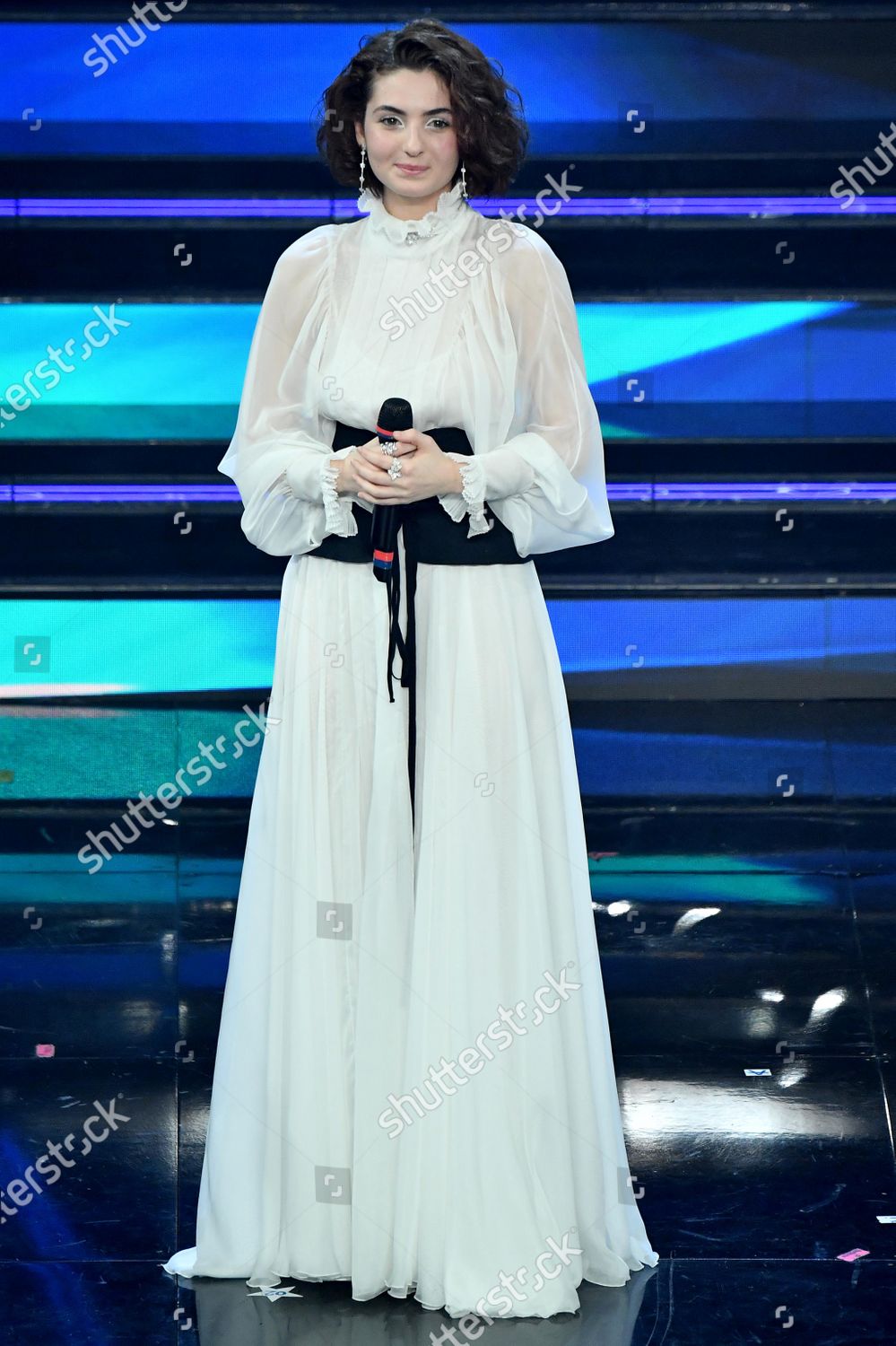 Italian Singer Actress Tecla Insolia On Editorial Stock Photo Stock