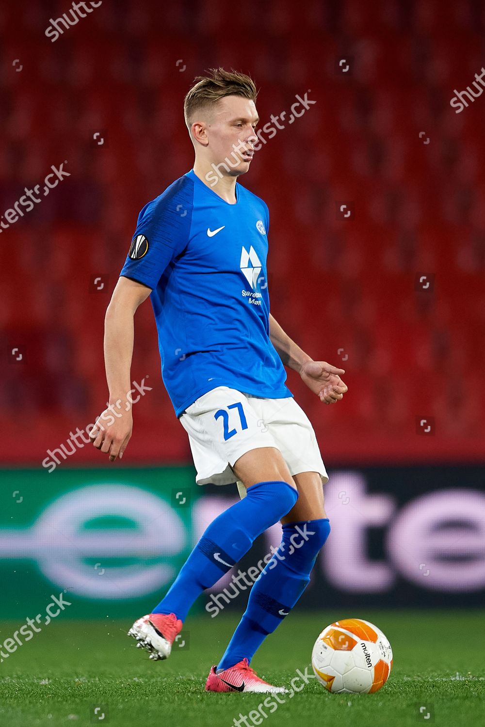 Marcus Holmgren Pedersen Molde Action During Editorial Stock Photo ...