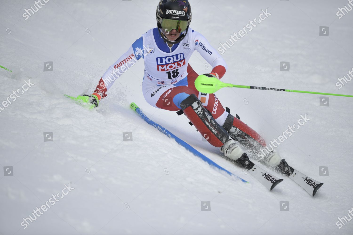 Camille Rast Switzerland Action During First Editorial Stock Photo ...