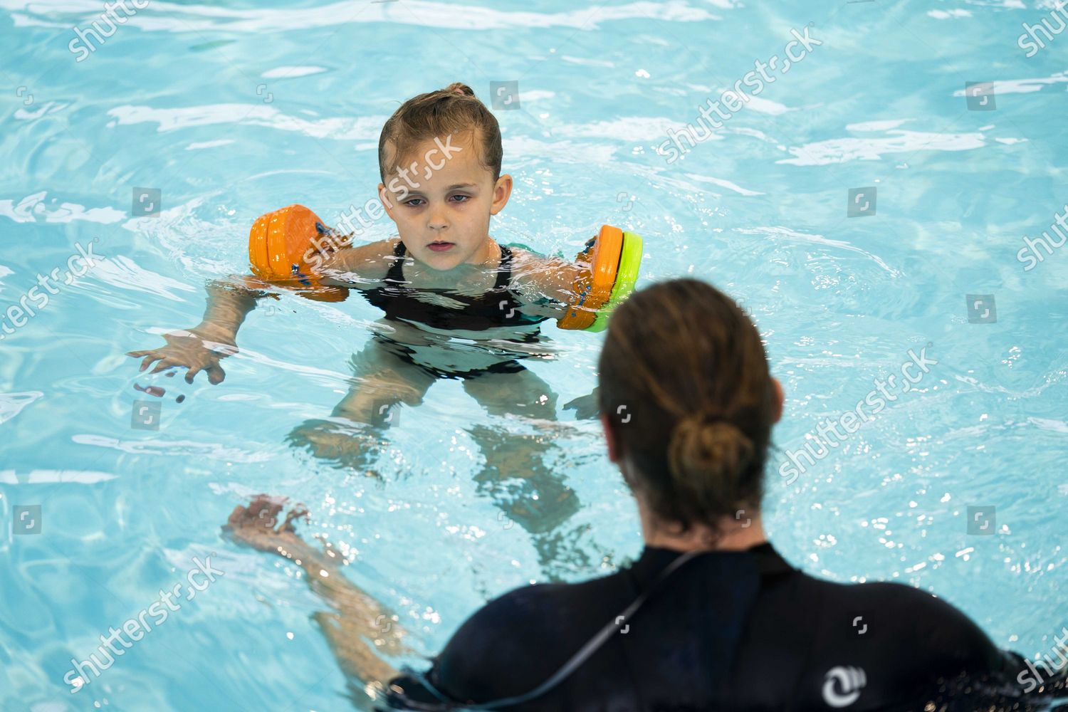 Teacher Swimming School Snorkeltje Gives Swimming Editorial Stock Photo