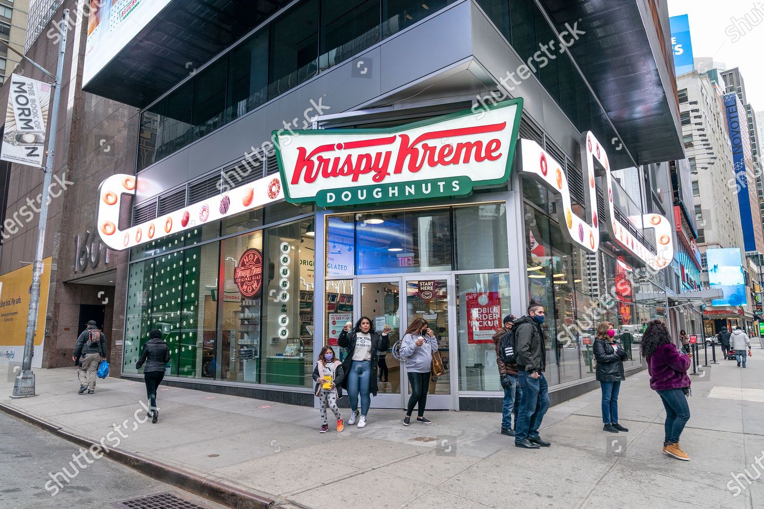 Krispy Kreme Flagship Store On Times Editorial Stock Photo Stock