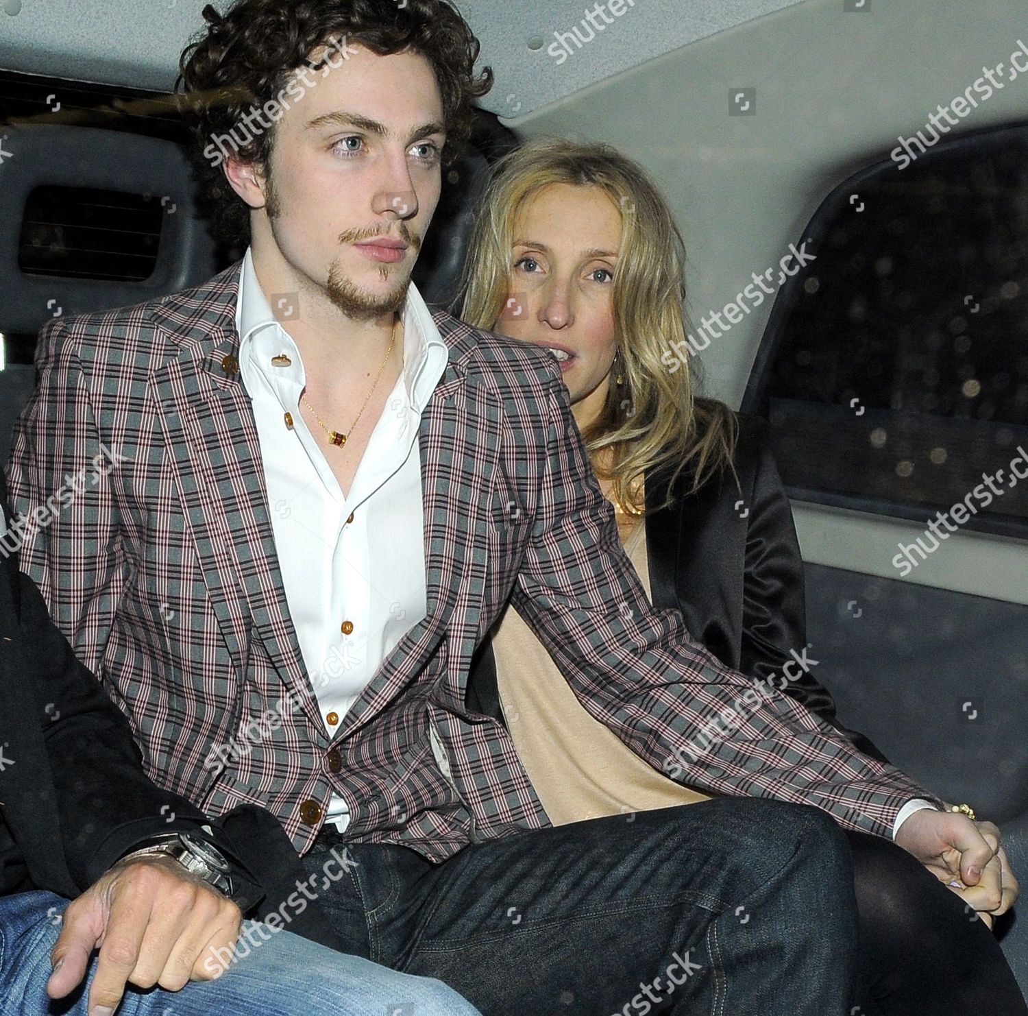 Sam Taylorwood Aaron Johnson Editorial Stock Photo Stock Image