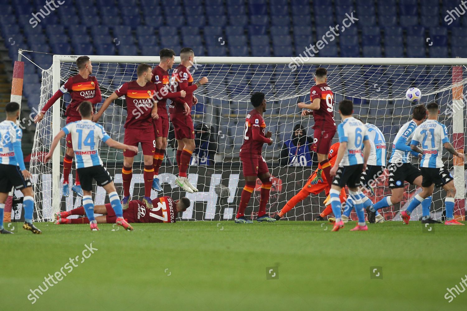 Dries Mertens Napoli Score Goal Celebrate Editorial Stock Photo - Stock ...