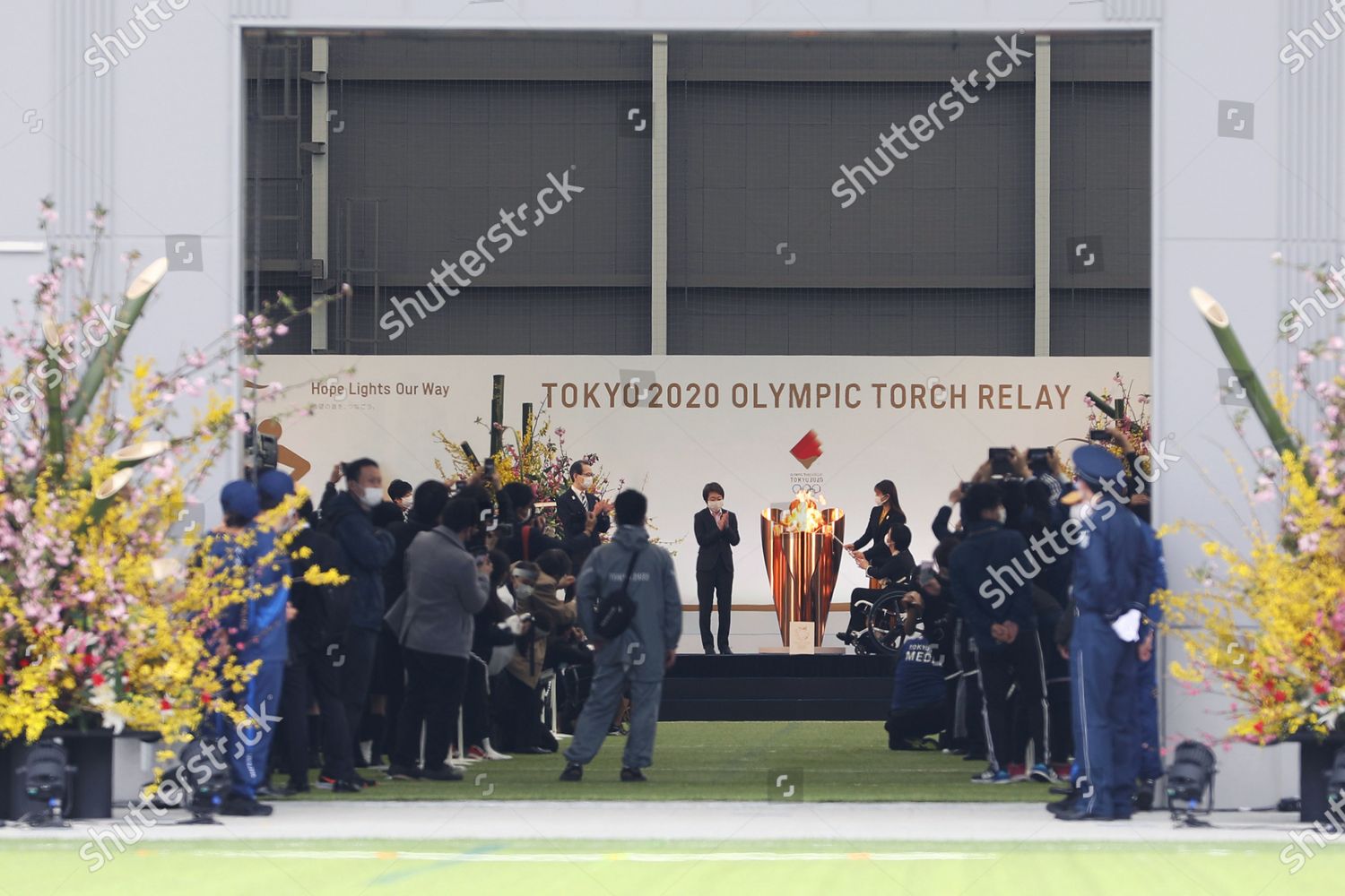 Official Ambassador Tokyo 2020 Torch Relay Editorial Stock Photo ...