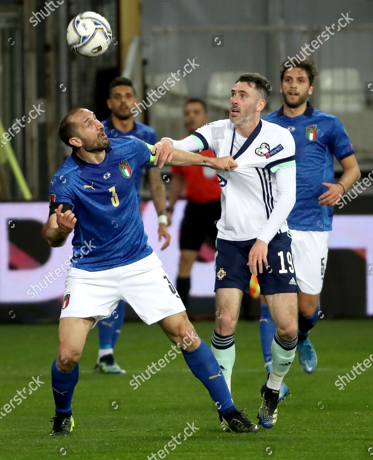 Italy Vs Northern Ireland Italys Giorgio Editorial Stock Photo - Stock ...