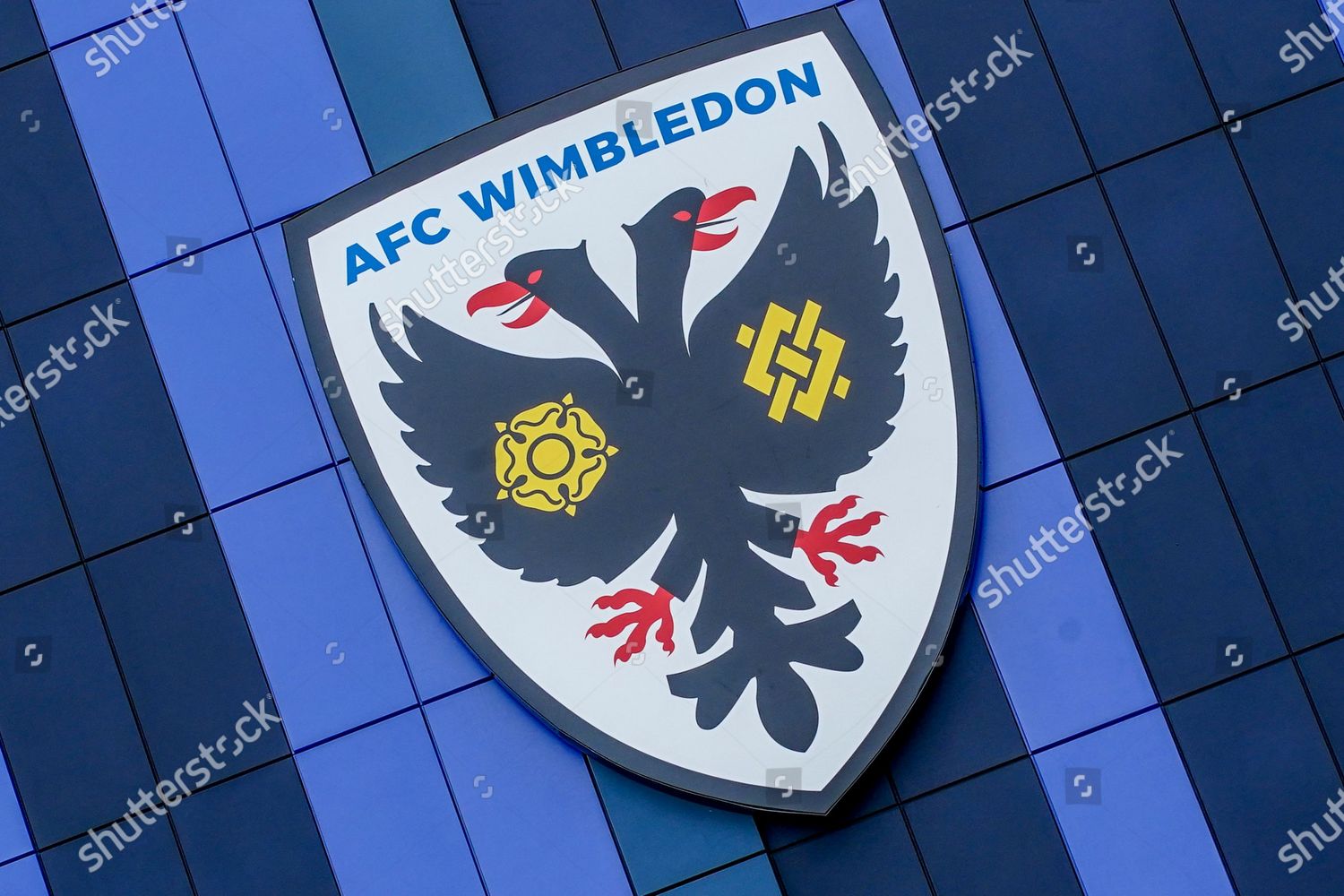 DETAILS AFC WIMBLEDON CREST ON EXTERIOR Editorial Stock Photo - Stock ...