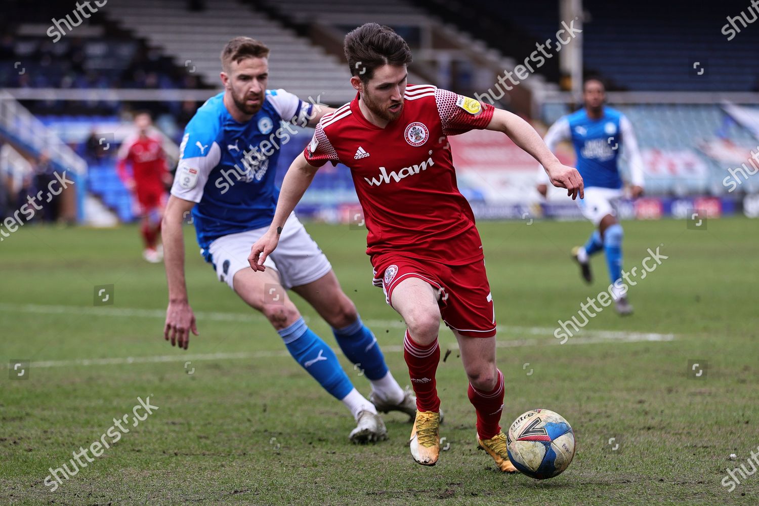 Paul Smyth Accrington Stanley Action During Editorial Stock Photo ...