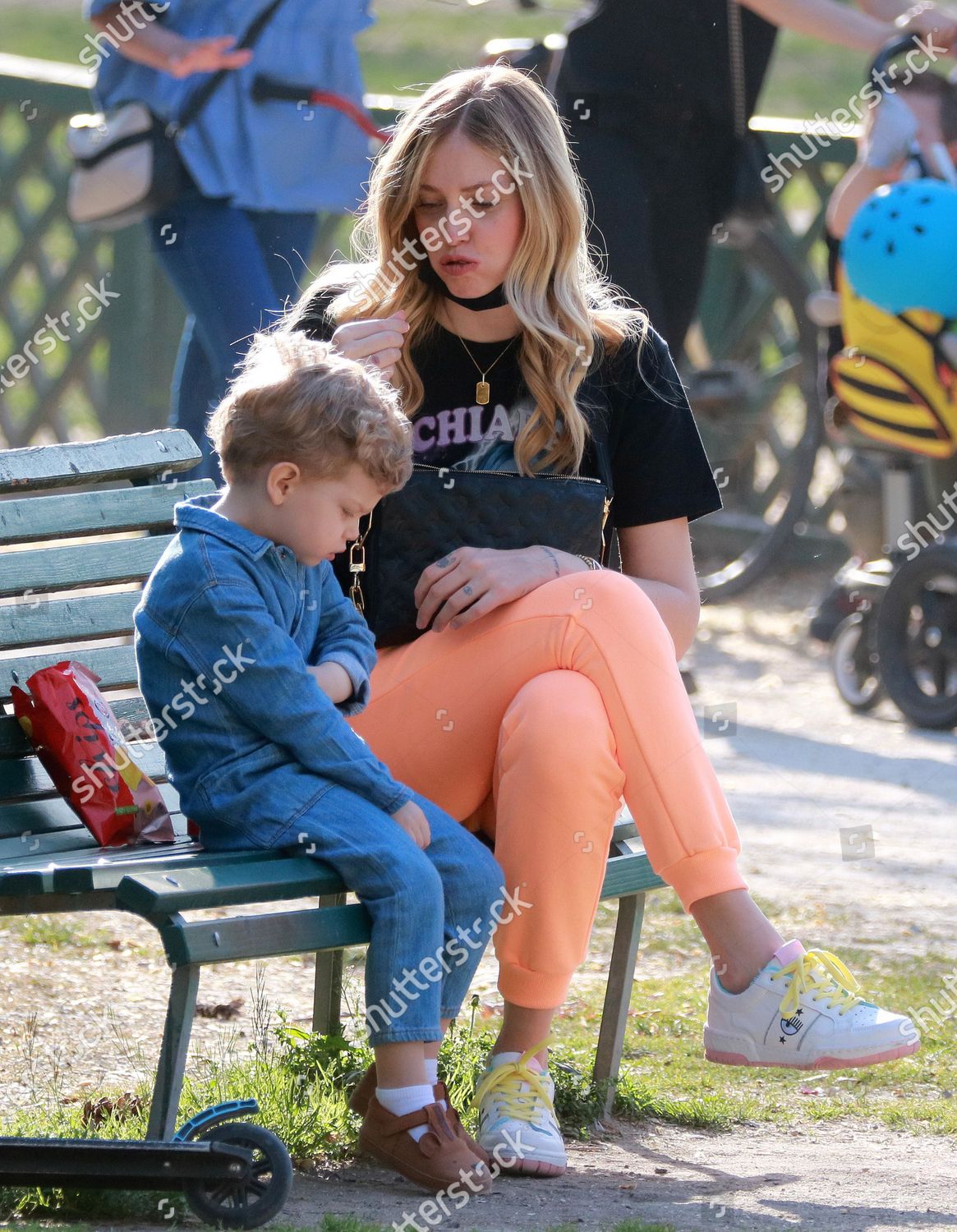 Chiara Ferragni Sempione Park Her Son Editorial Stock Photo - Stock