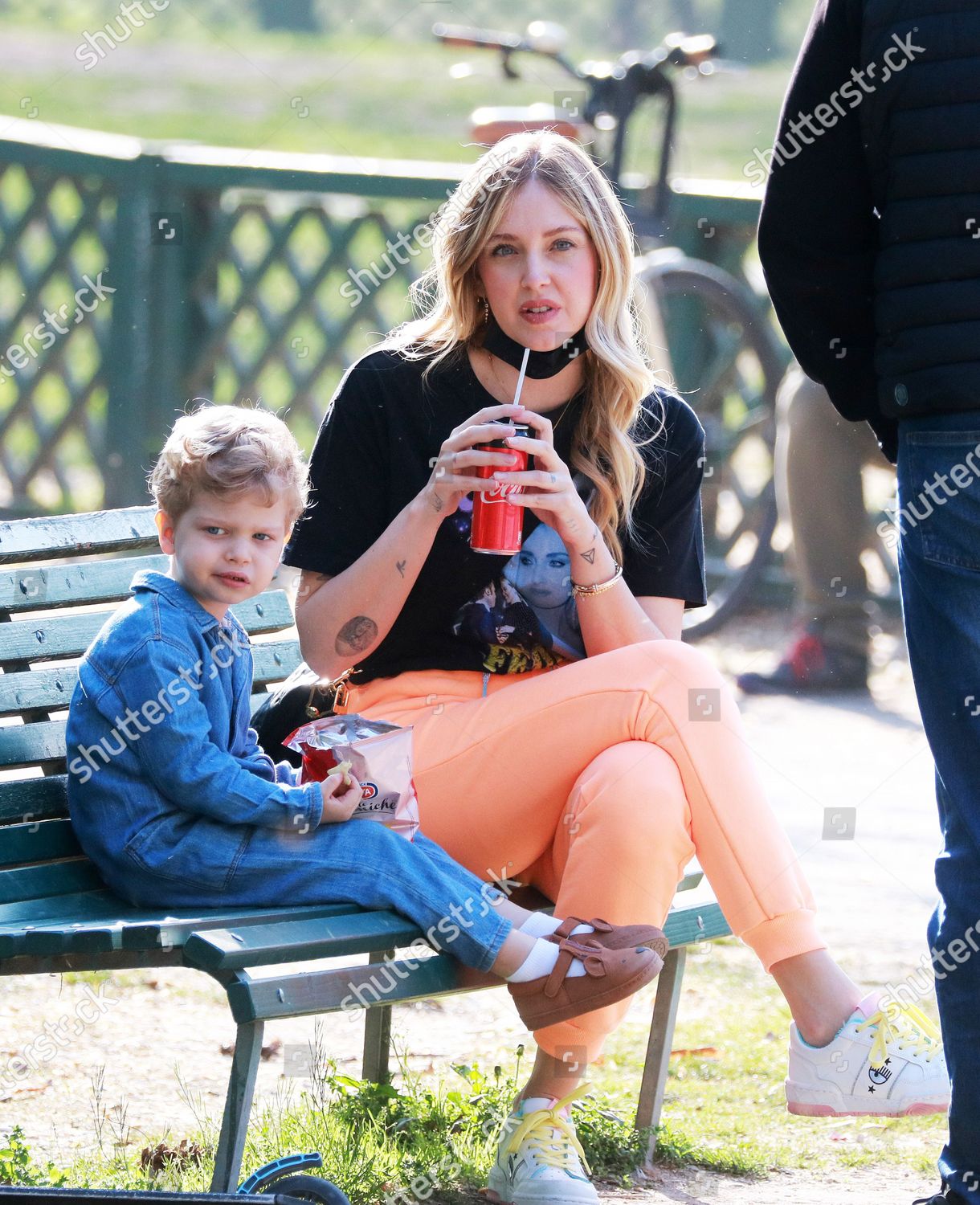 Chiara Ferragni Sempione Park Her Son Editorial Stock Photo - Stock