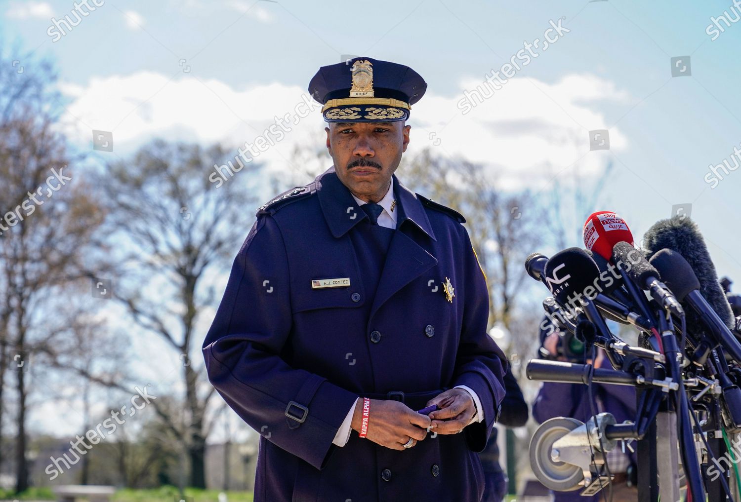 Chief Metropolitan Police Department Robert Contee Editorial Stock