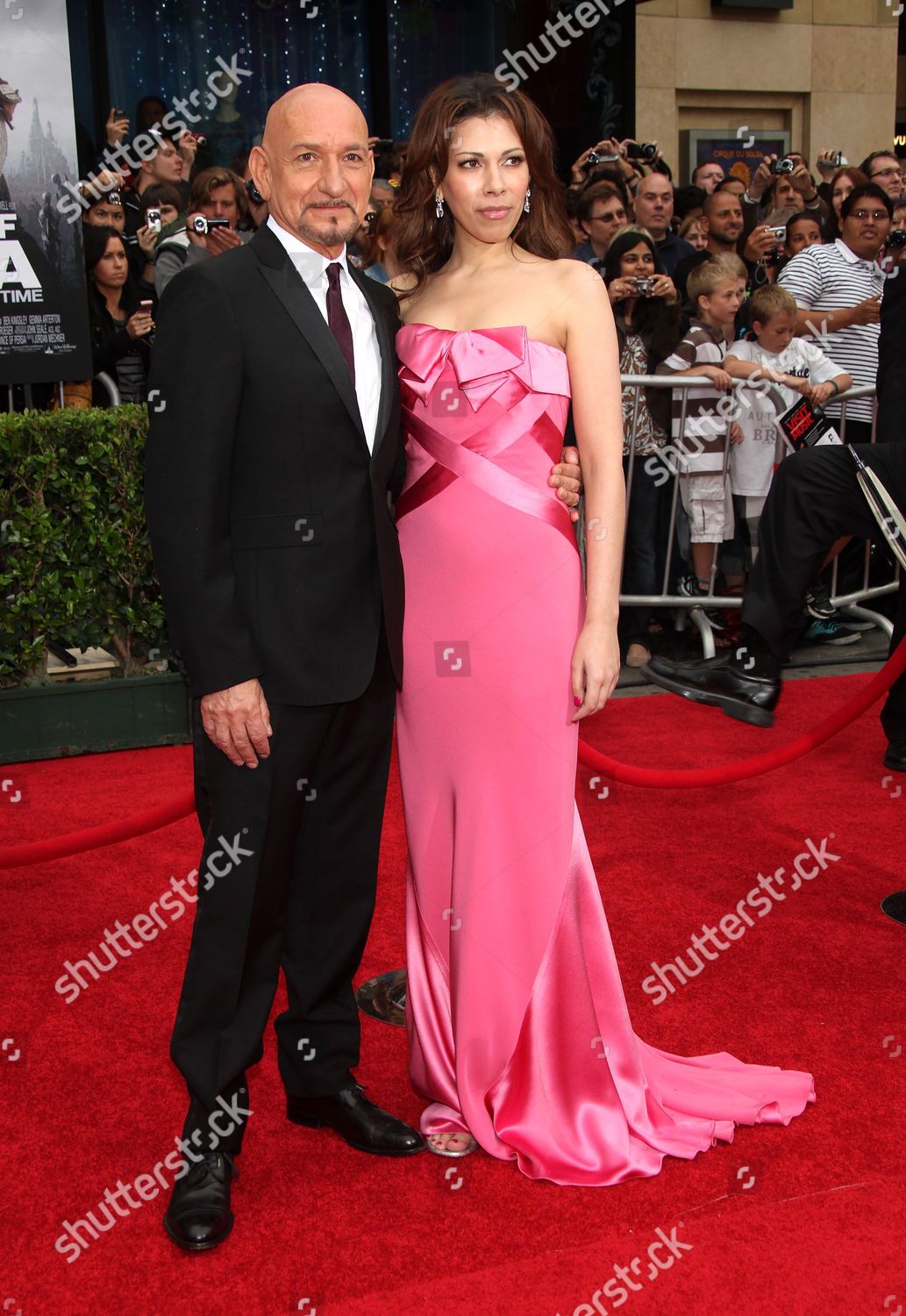 Ben Kingsley Wife Daniela Lavender Editorial Stock Photo - Stock Image 