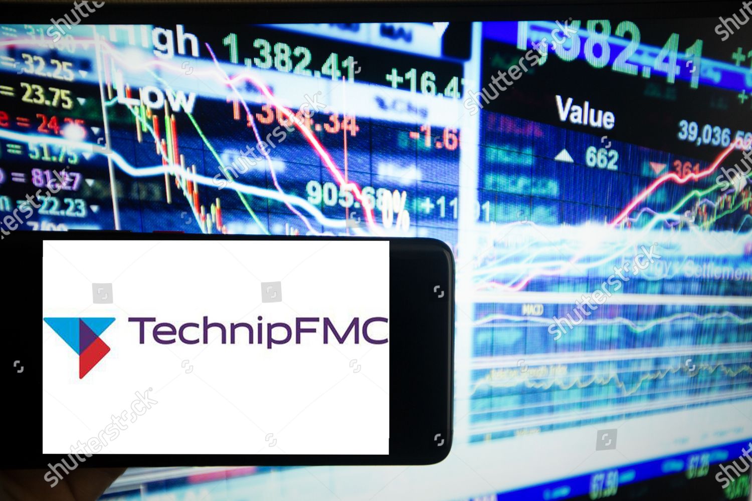 Logo Technip Fmc Can Be Seen Editorial Stock Photo Stock Image