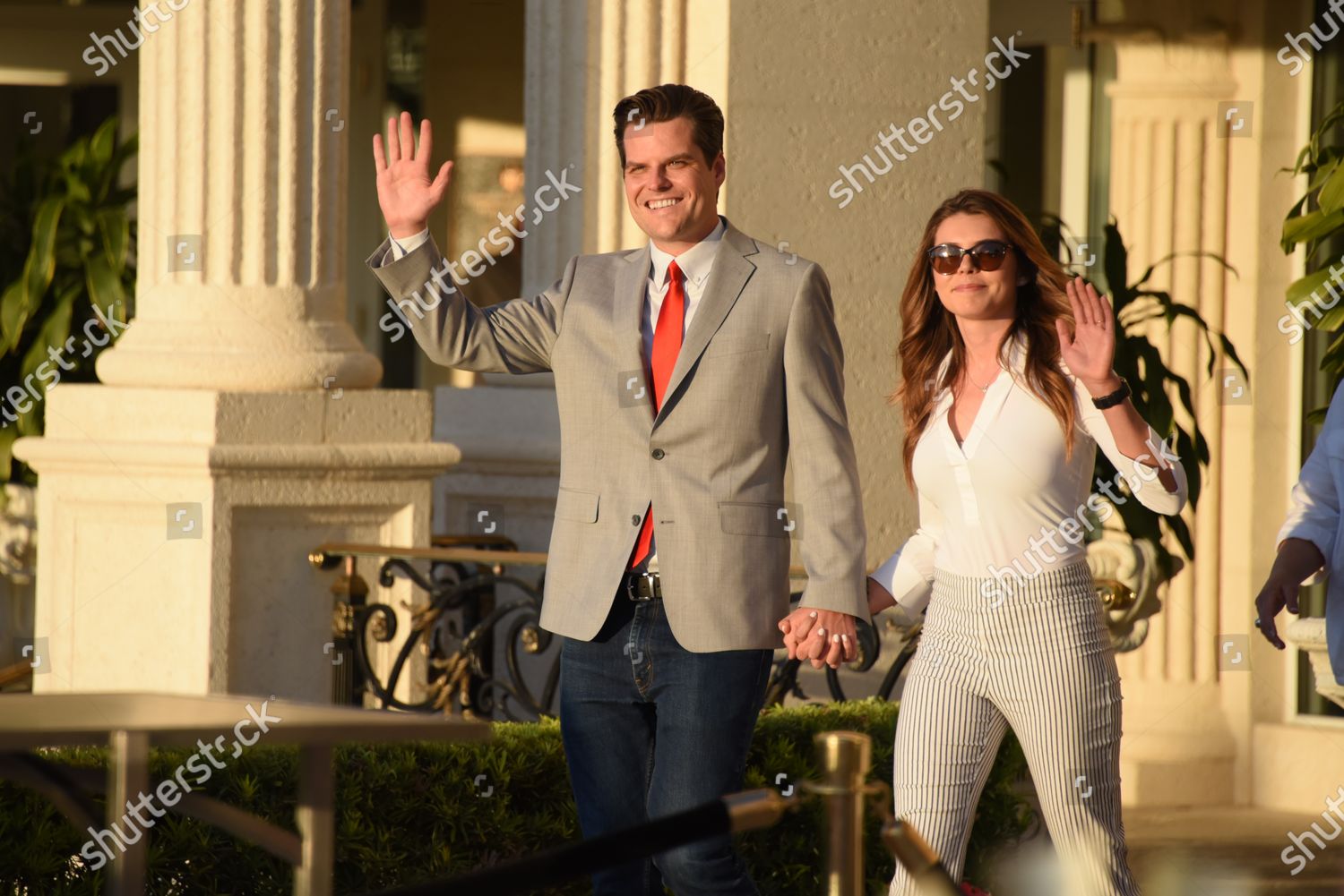 Matt Gaetz Ginger Luckey Arrive Save Editorial Stock Photo - Stock ...