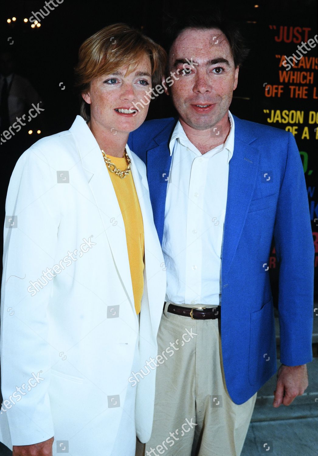 Sir Andrew Lloyd Webber Wife Madeleine Editorial Stock Photo - Stock