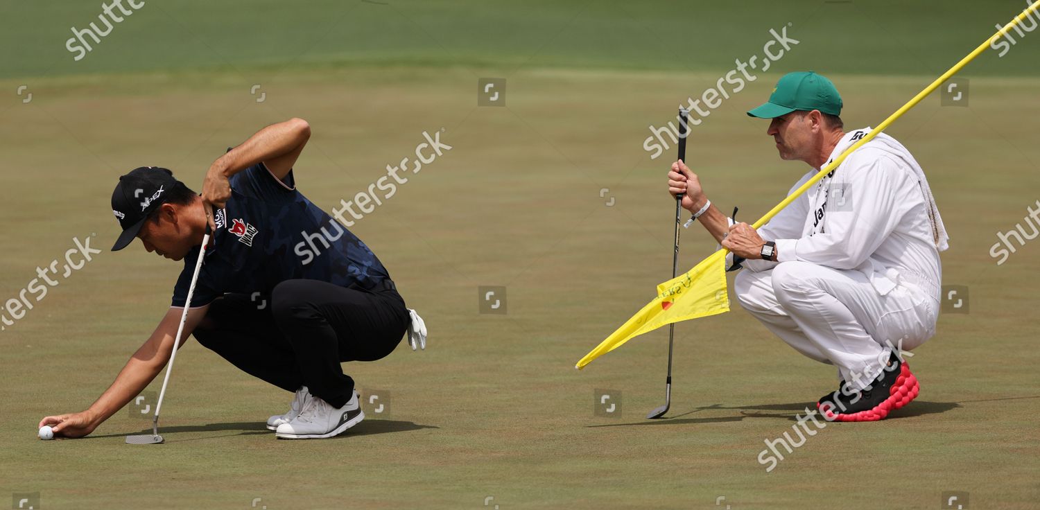 Kevin Na Us His Caddie Line Editorial Stock Photo - Stock Image ...