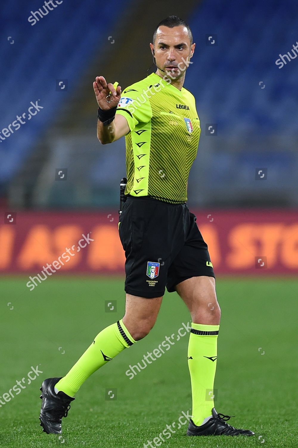 REFEREE MARCO GUIDA DURING ITALIAN SERIE Editorial Stock Photo - Stock ...