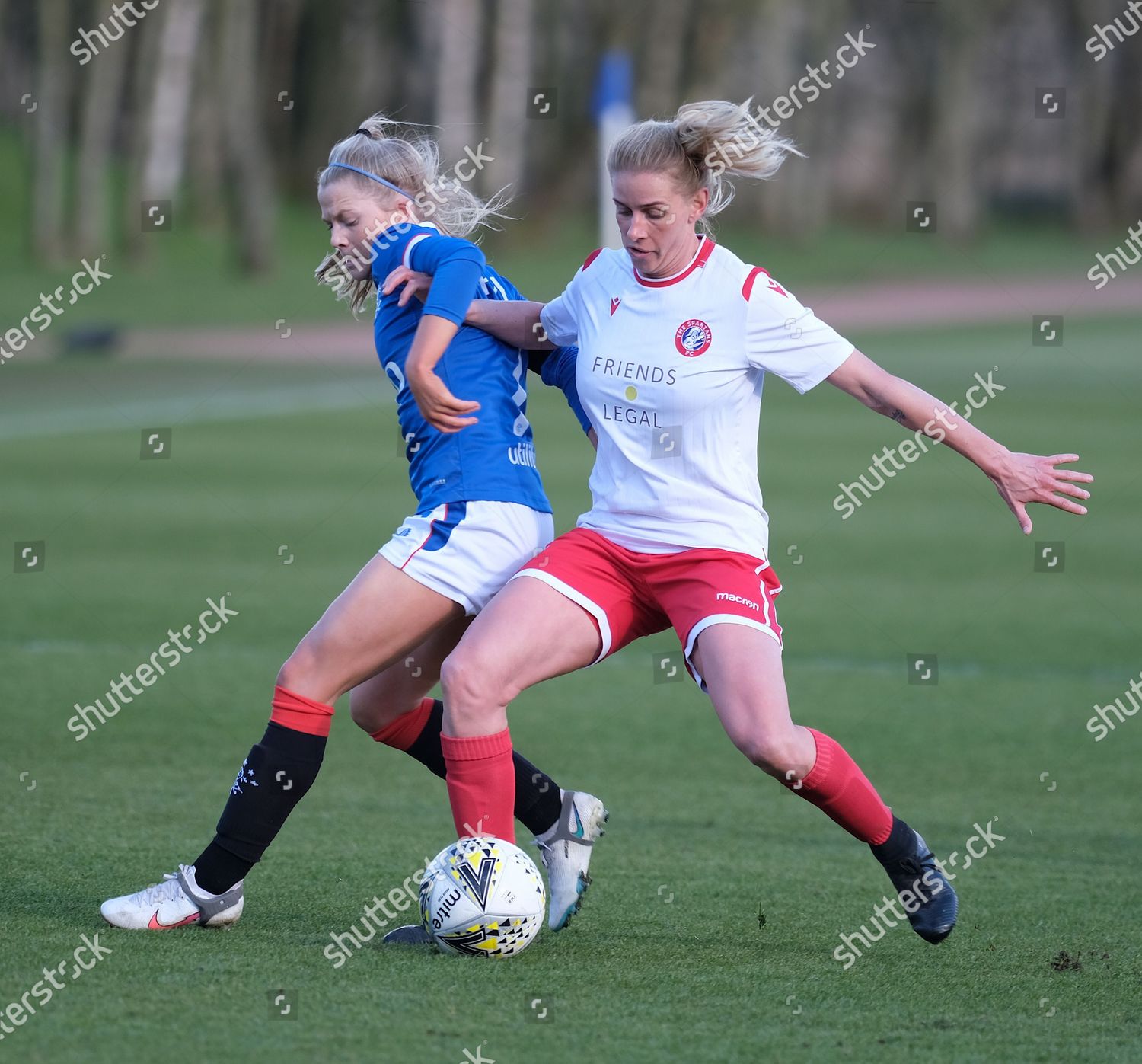 Brogan Hay Rangers Kat Smart Spartans Editorial Stock Photo - Stock ...