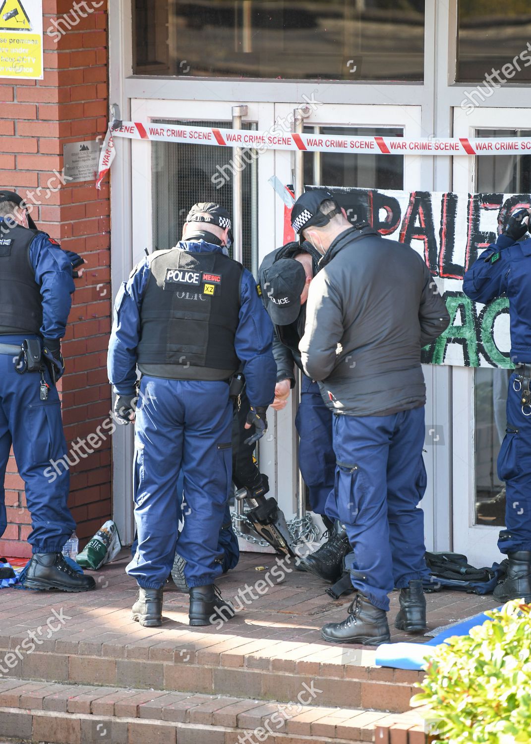 Palestine Action Group Protest Editorial Stock Photo - Stock Image