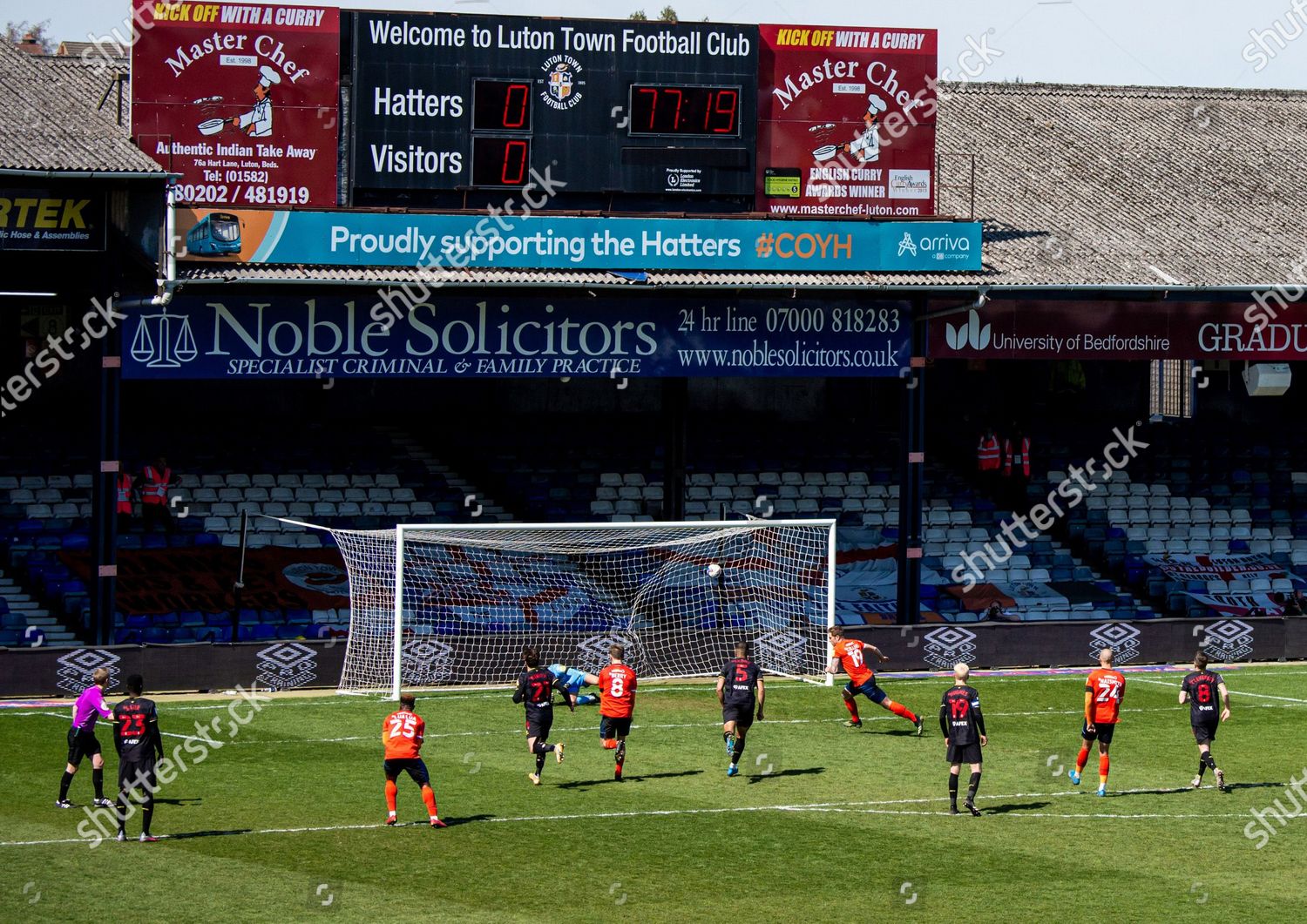 Luton Town Score Penalty 10 77th Editorial Stock Photo Stock Image
