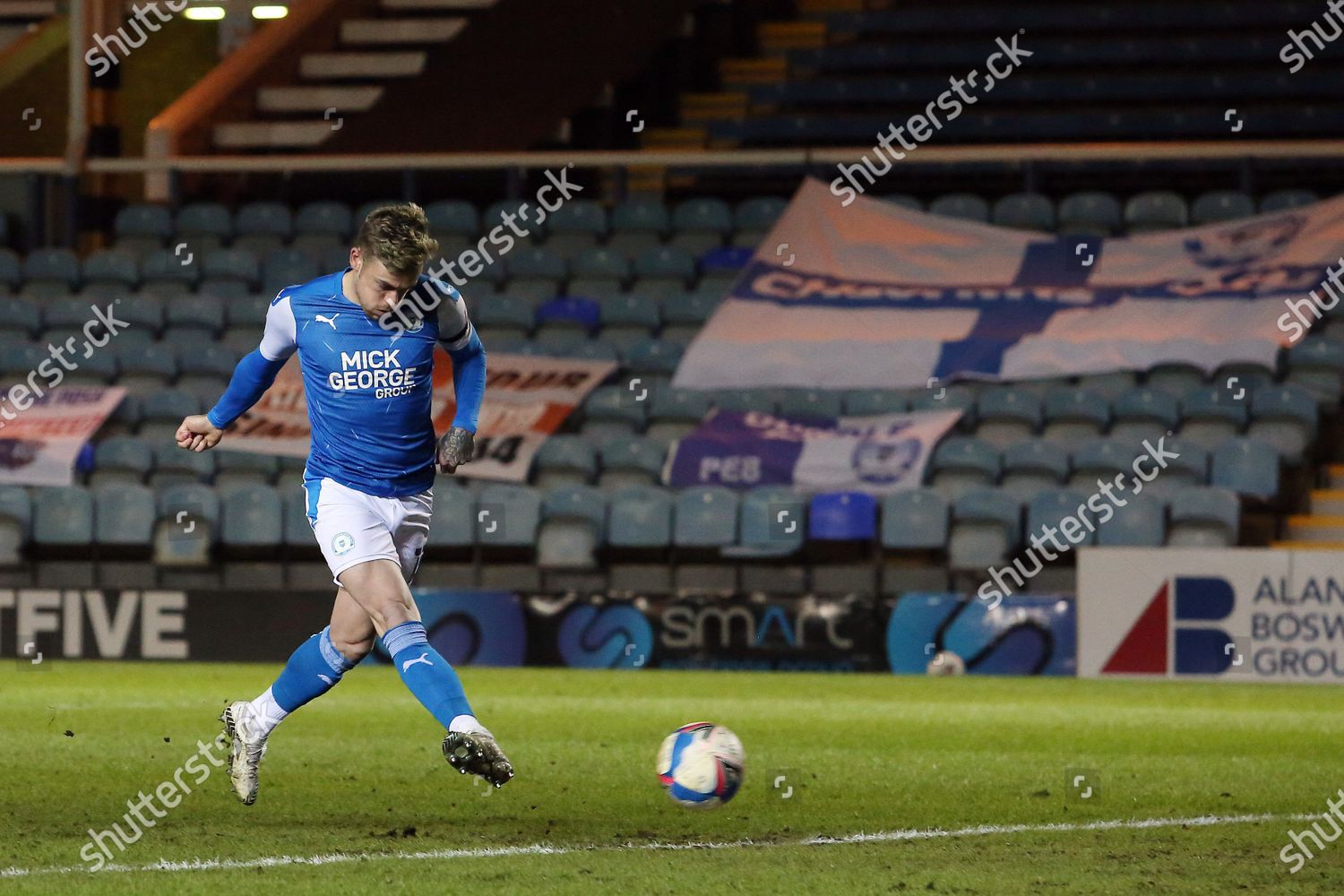 Sammie Szmodics Peterborough United Scores His Editorial Stock Photo ...