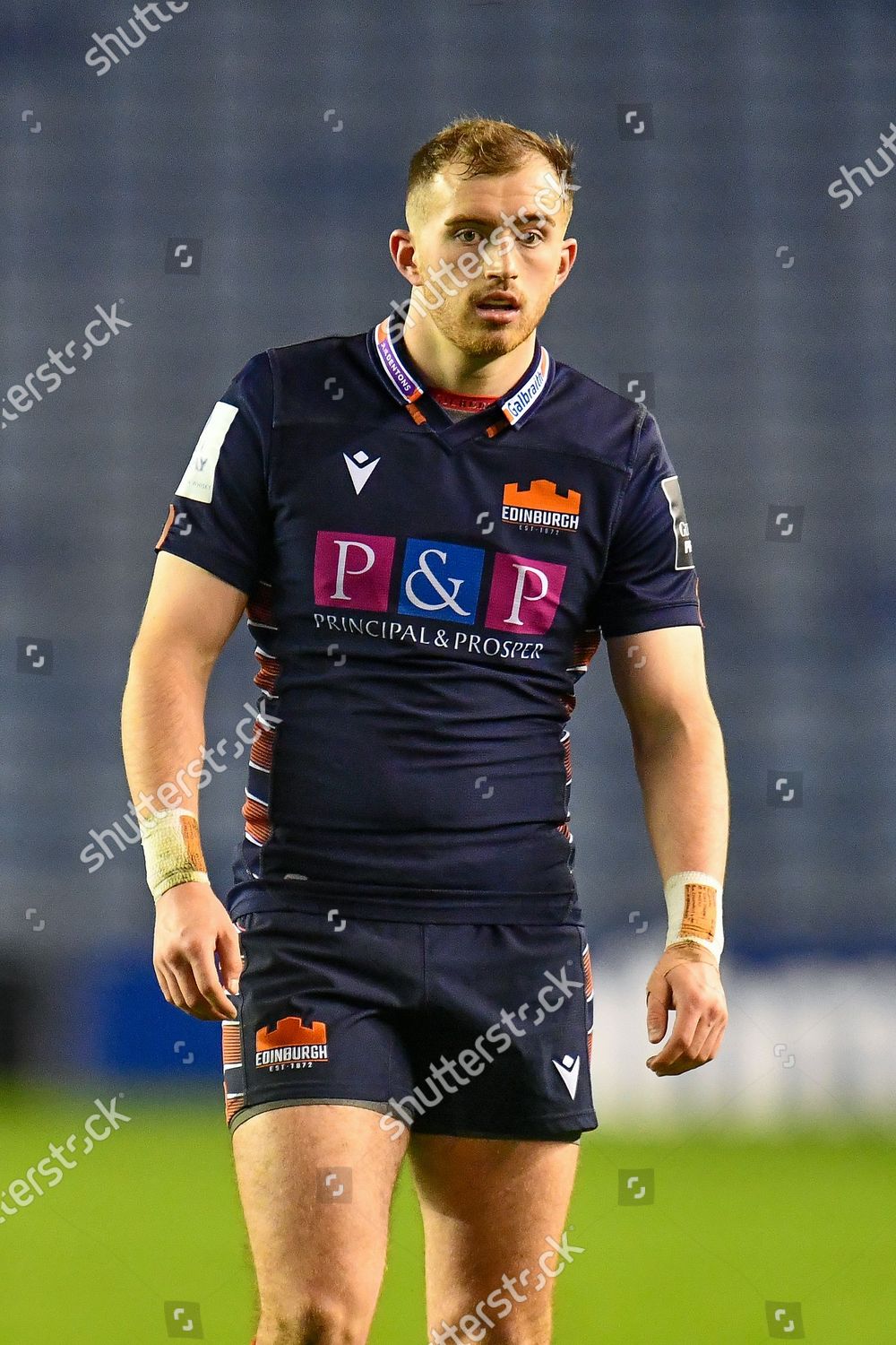 Nathan Chamberlain 10 Edinburgh Rugby During Editorial Stock Photo ...