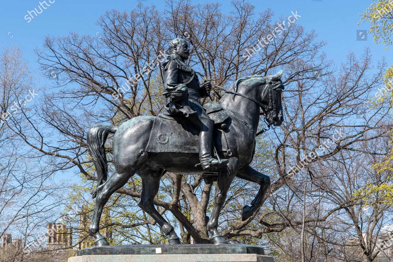 King Edward Vii Equestrian Statue Located Editorial Stock Photo - Stock
