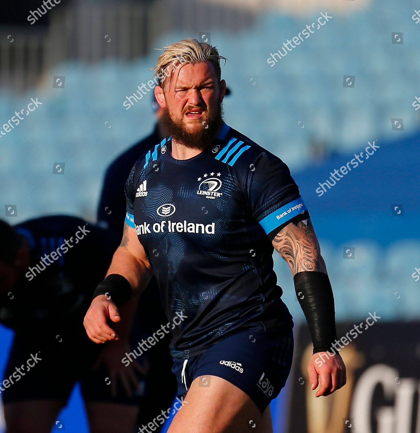 Andrew Porter Leinster Warms Prior Kickoff Editorial Stock Photo