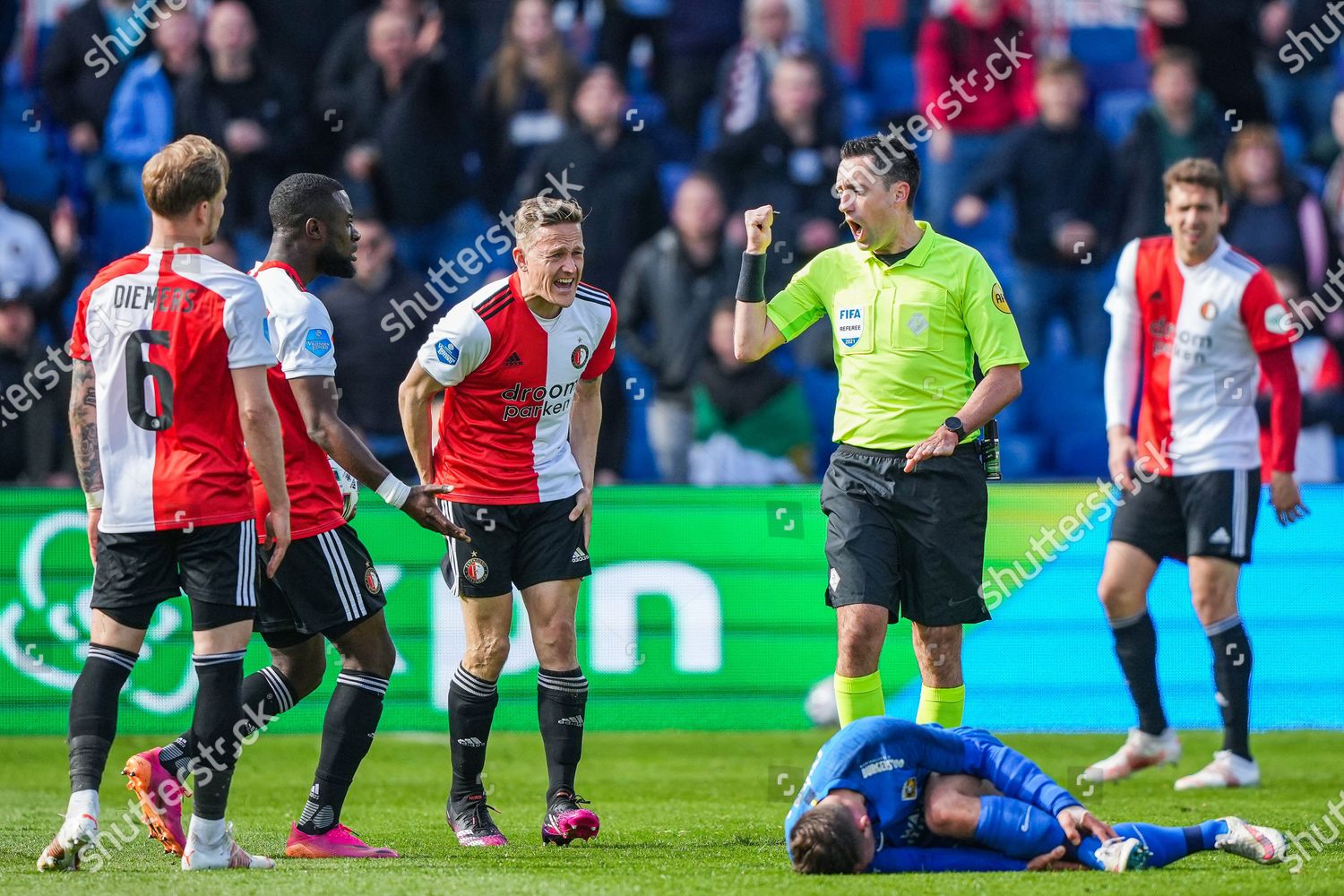 Lr Mark Diemers Feyenoord Orkun Kokcu Editorial Stock Photo - Stock ...