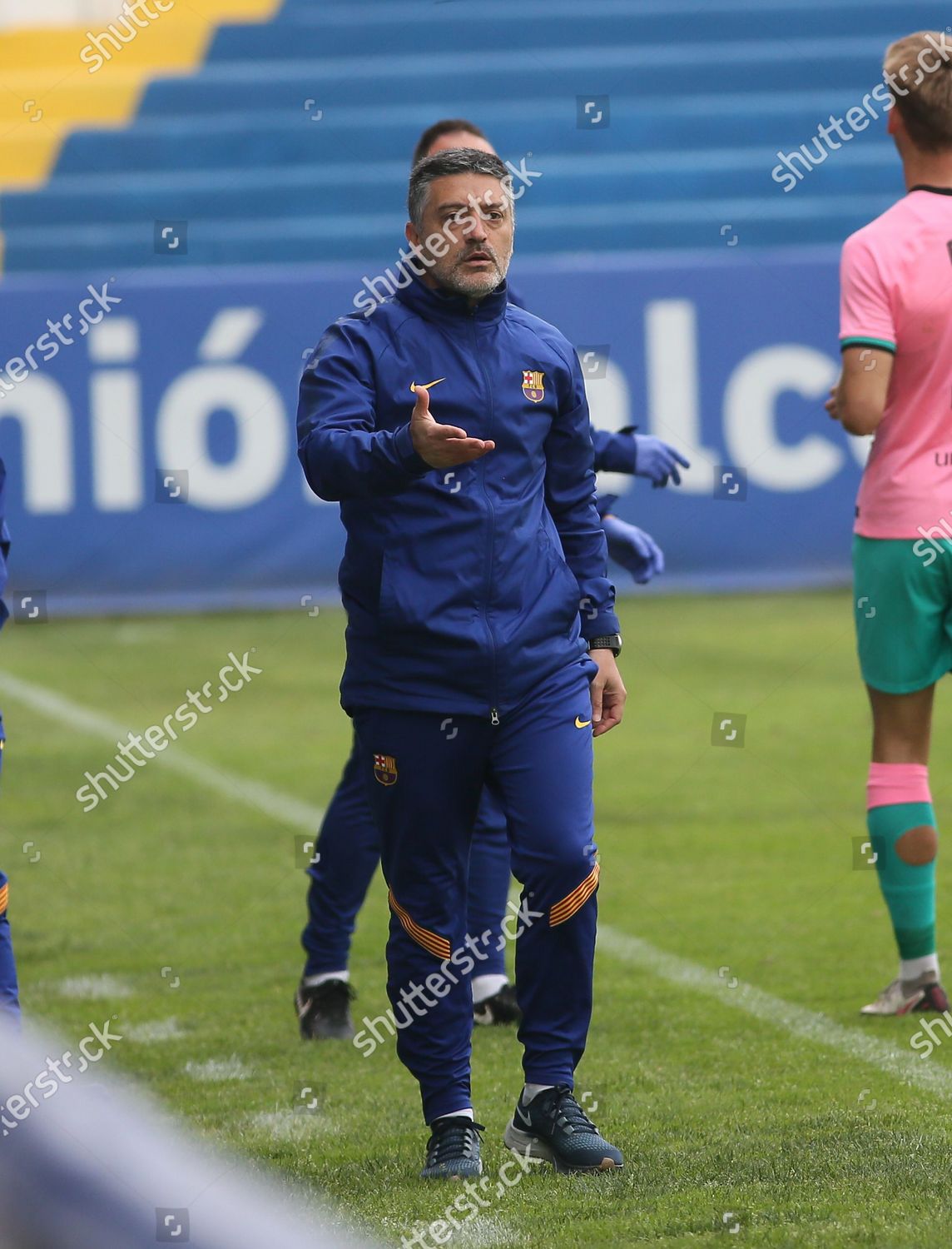 Javier Garcia Pimientas Coach Fc Barcelona Editorial Stock Photo ...