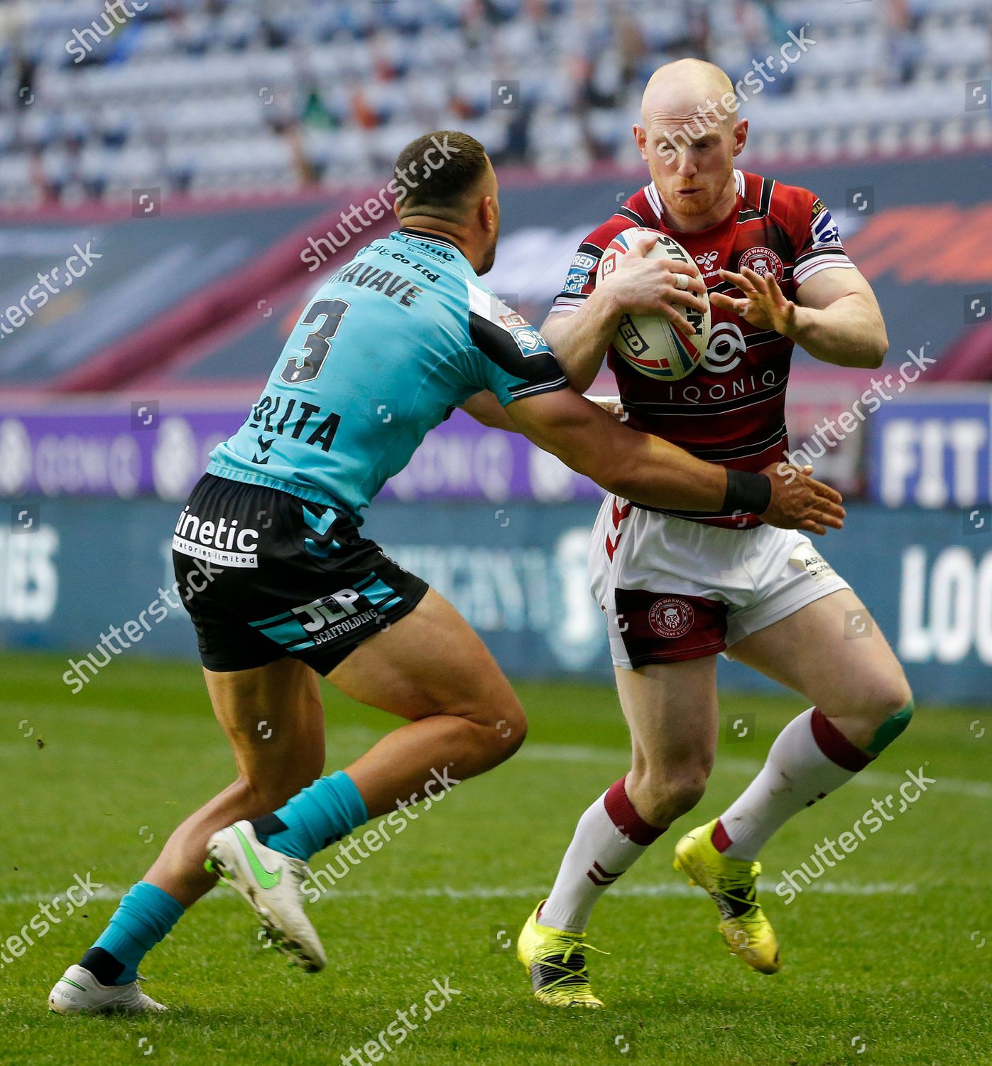 Liam Farrell Wigan Warriors Caught By Editorial Stock Photo - Stock ...