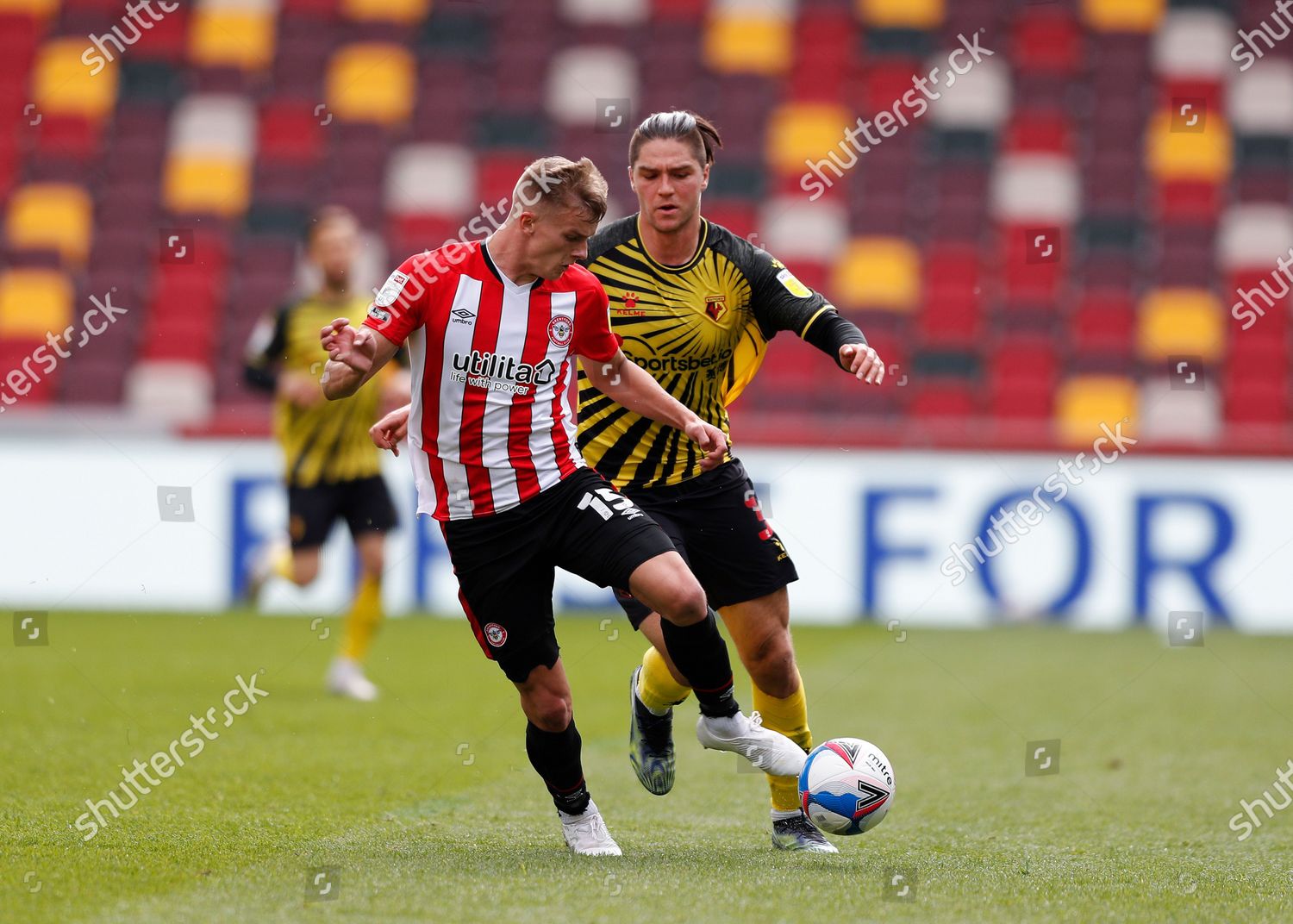 Marcus Forss Brentford Runs Past Francisco Editorial Stock Photo ...