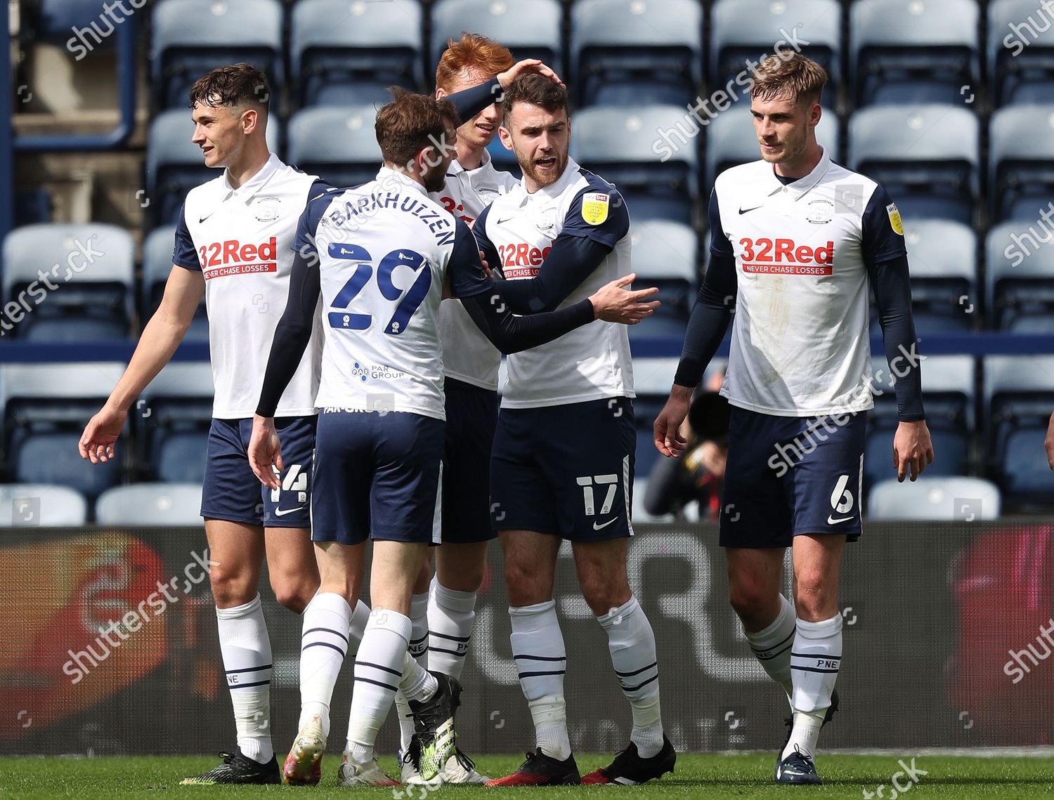 Jordan Storey Preston North End Celebrates Editorial Stock Photo ...