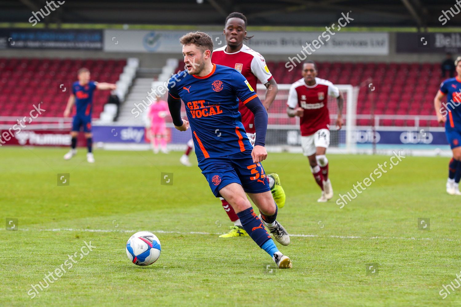 Blackpools Elliot Embleton During Second Half Editorial Stock Photo ...