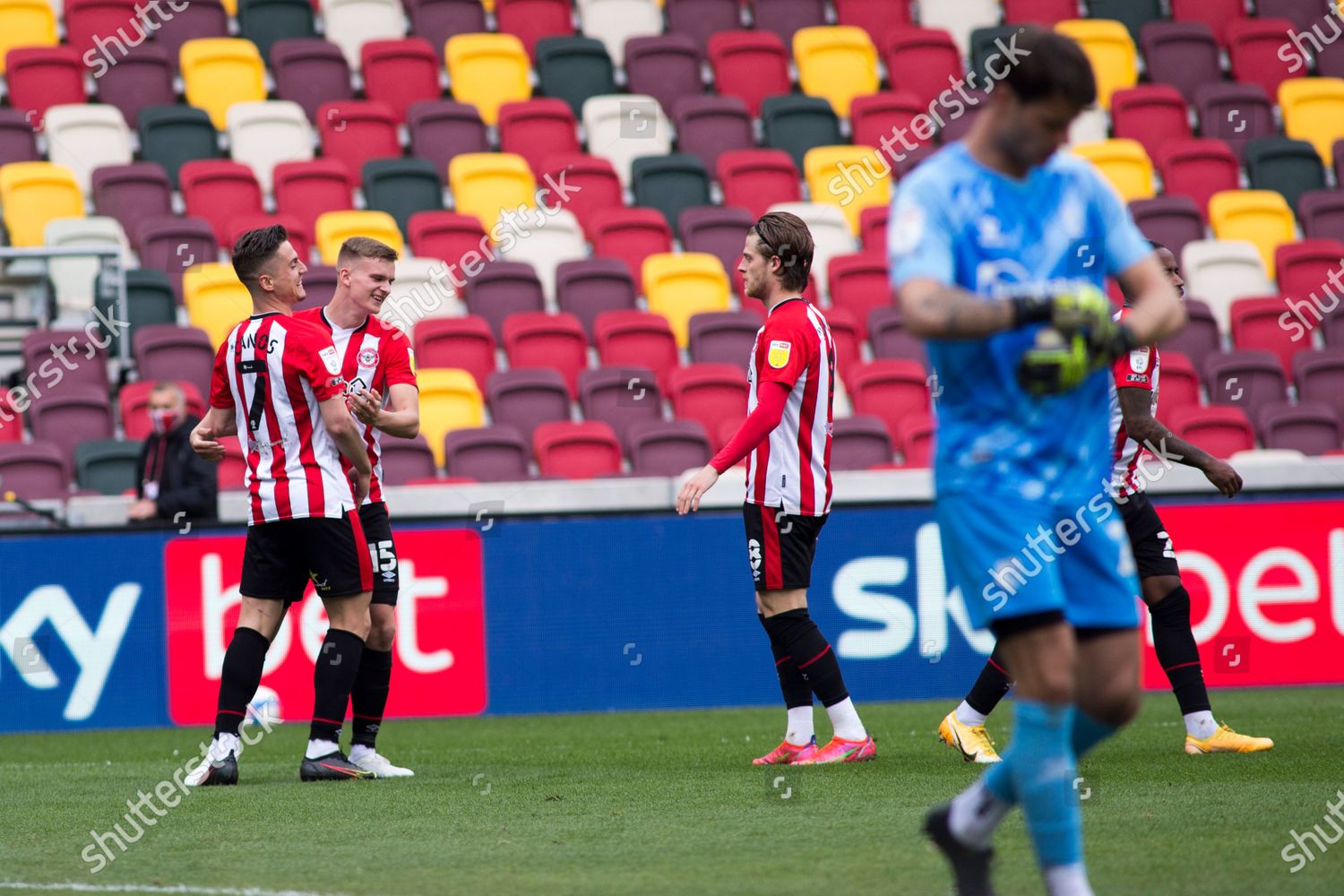 Marcus Forss Brentford Celebrates After Scoring Editorial Stock Photo ...