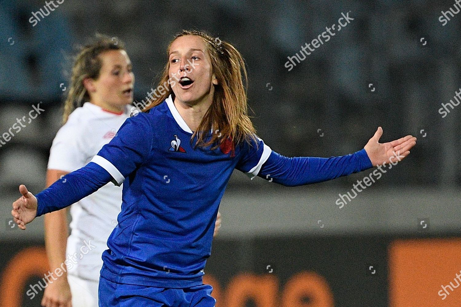 Pauline Bourdon During Friendly Women Rugby Editorial Stock Photo