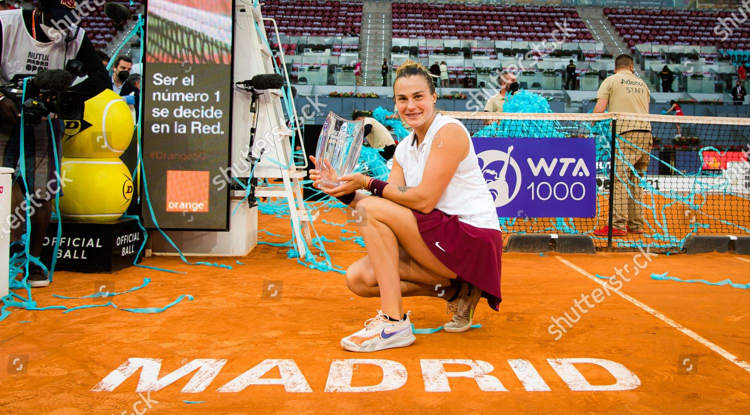 Aryna Sabalenka Belarus Champions Trophy After Editorial Stock Photo ...