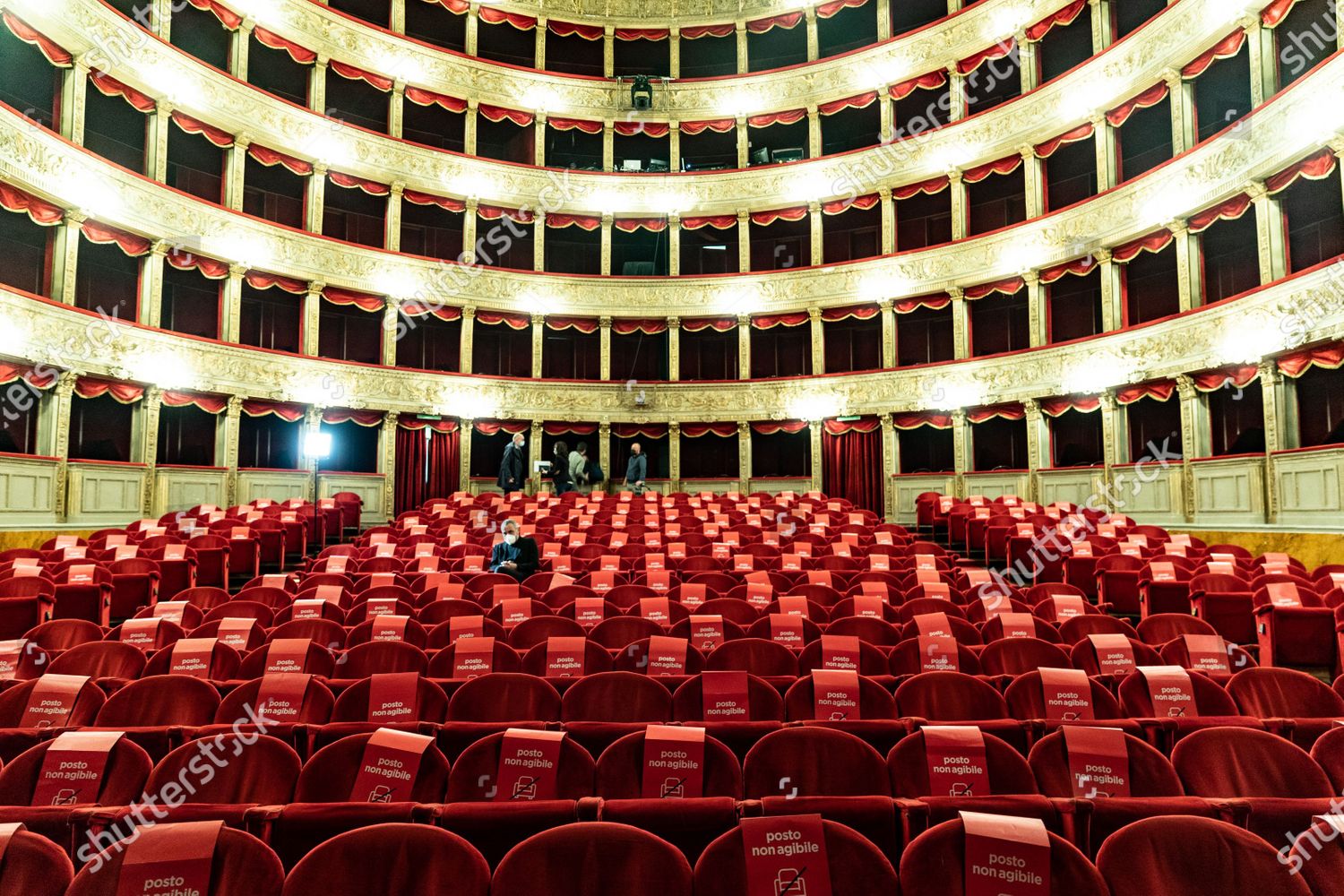 Reopens Public Argentina Theatre After Six Editorial Stock Photo