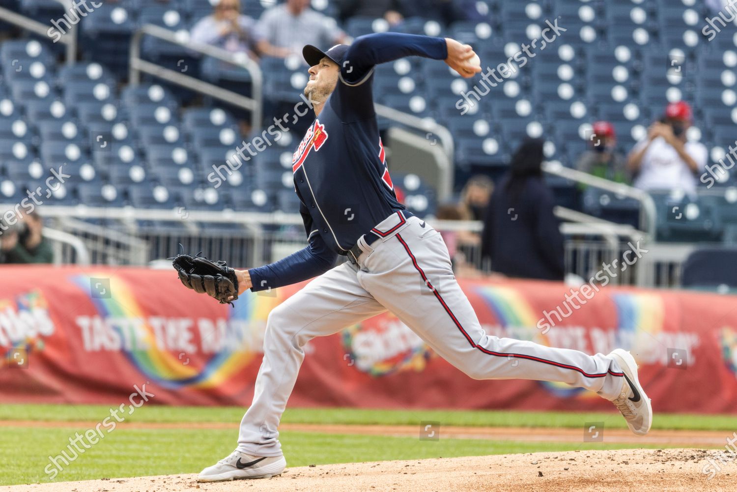 Atlanta Braves Relief Pitcher Huascar Ynoa Editorial Stock Photo ...