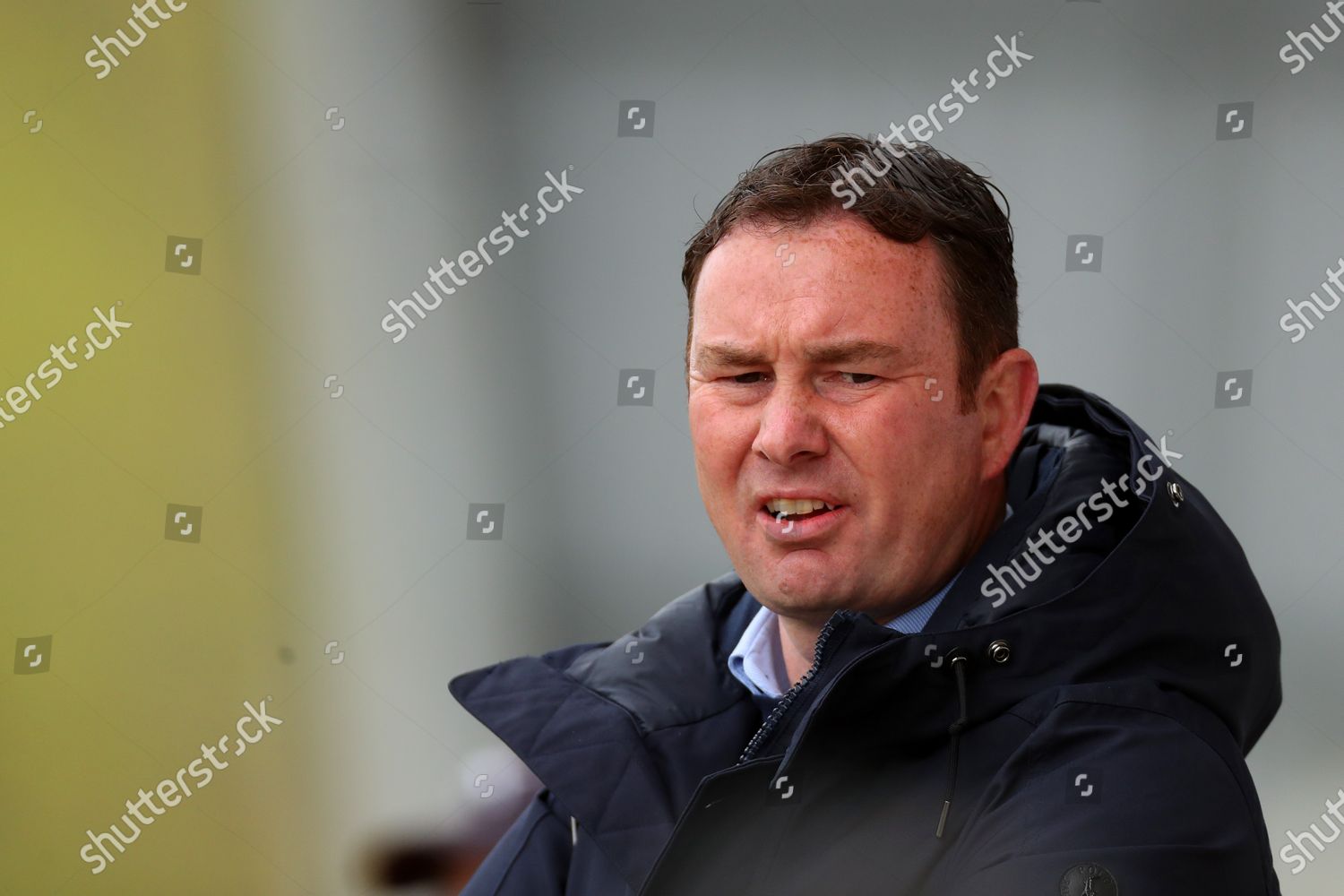 Morecambe Manager Derek Adams Editorial Stock Photo - Stock Image ...